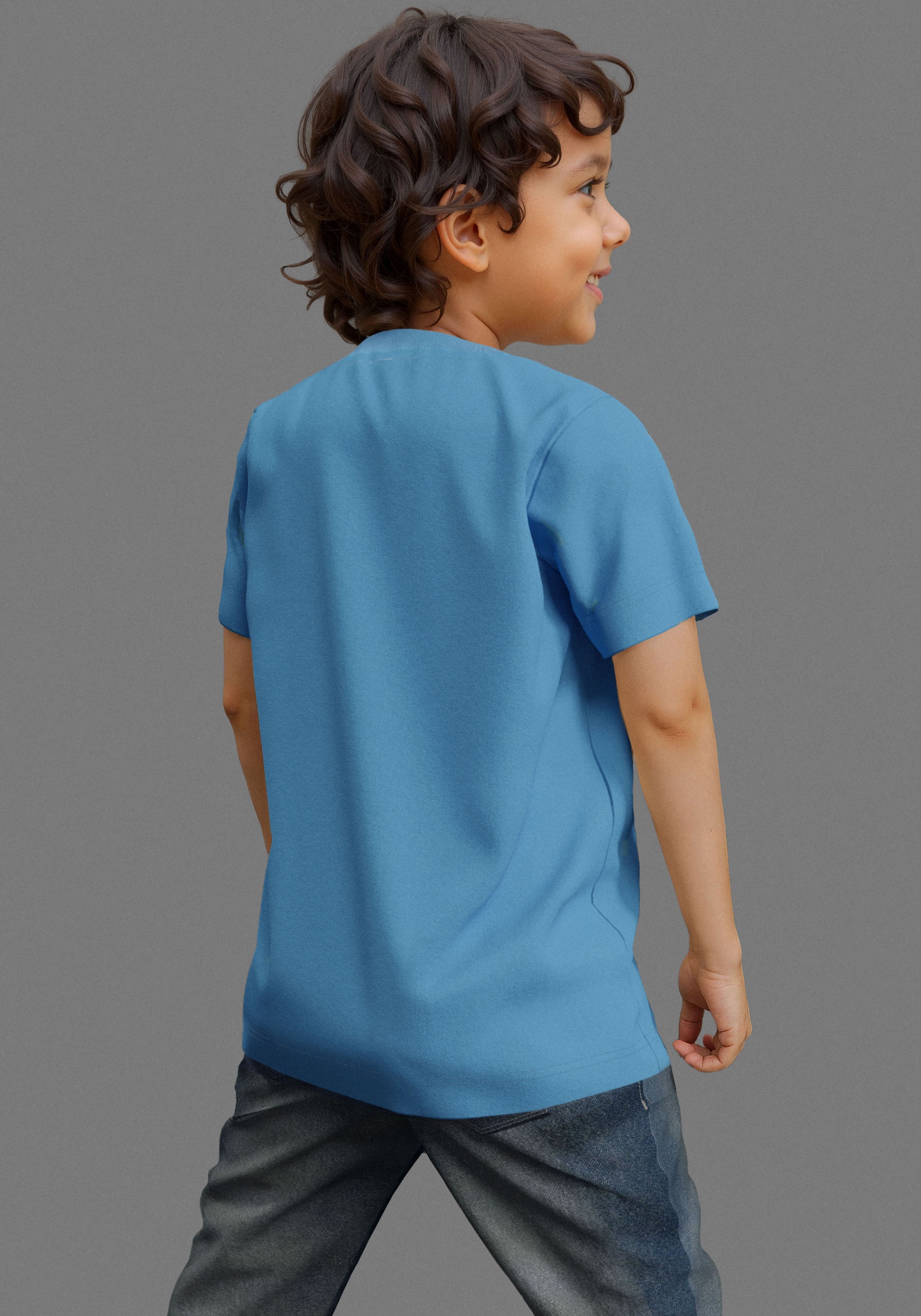 KIDSWORLD T-Shirt »BAGGER«, lässiger Kran-Print