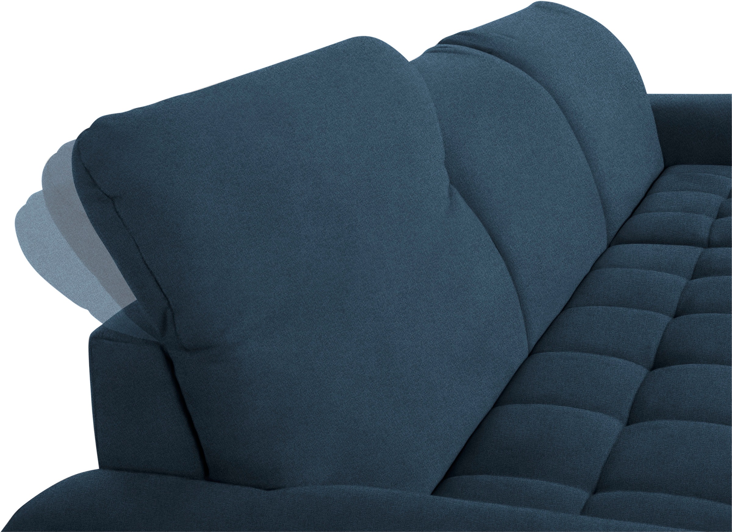 DOMO collection Ecksofa »Franzi L-Form«, wahlweise mit Kopfteilverstellung (dann Tiefe: 170 cm)