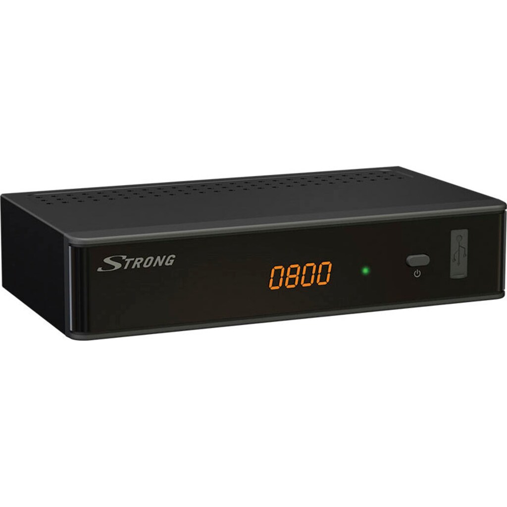 Strong Kabel-Receiver »SRT 3002 HDTV-«, (EPG (elektronische Programmzeitschrift)-Videotext-Videotextuntertitel-Automatischer Sendersuchlauf-Timer-FM Tuner-USB-Mediaplayer-Kindersicherung-Time-Shift-USB PVR Ready)