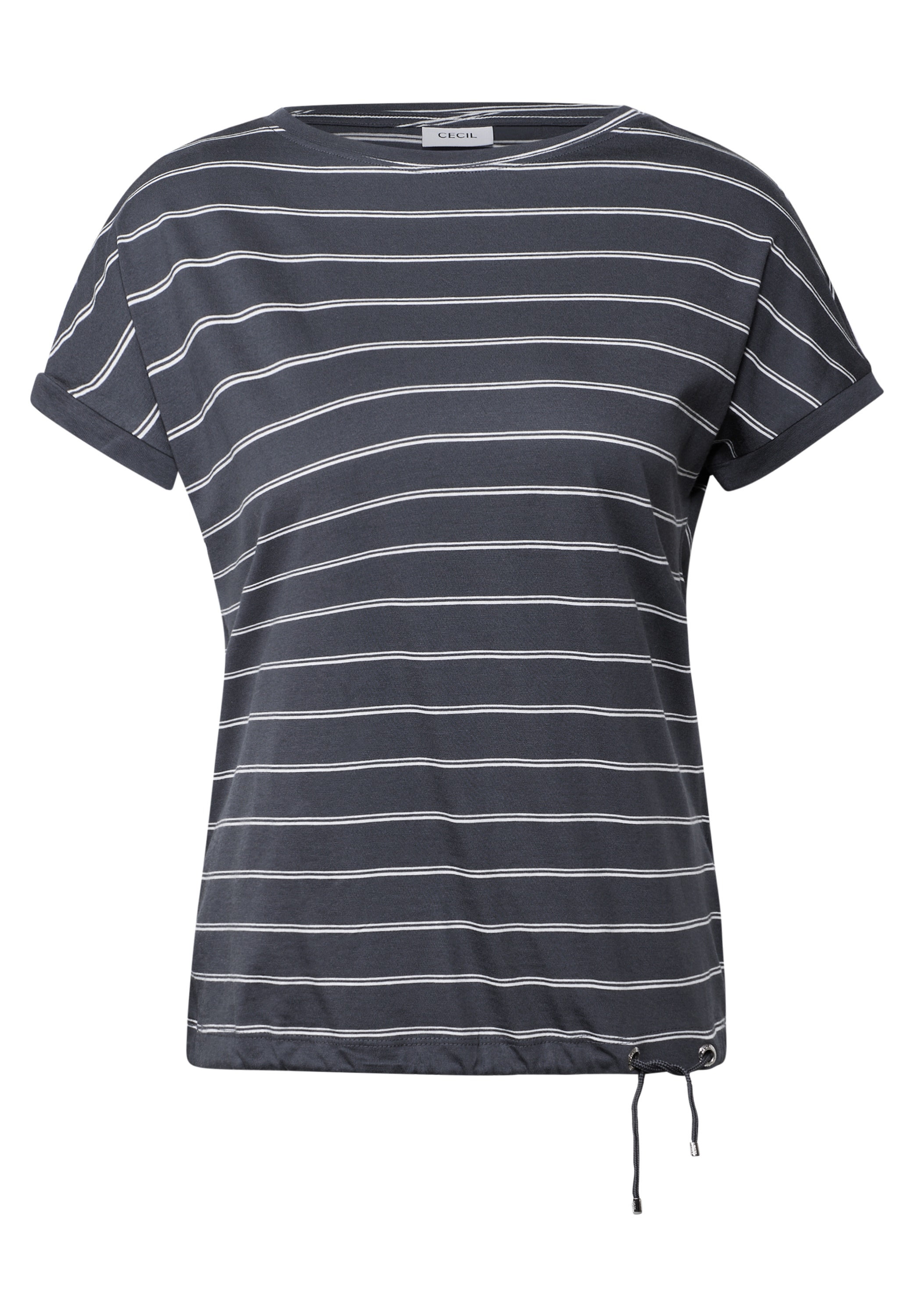 Cecil T-Shirt, mit Tunnelzugsaum