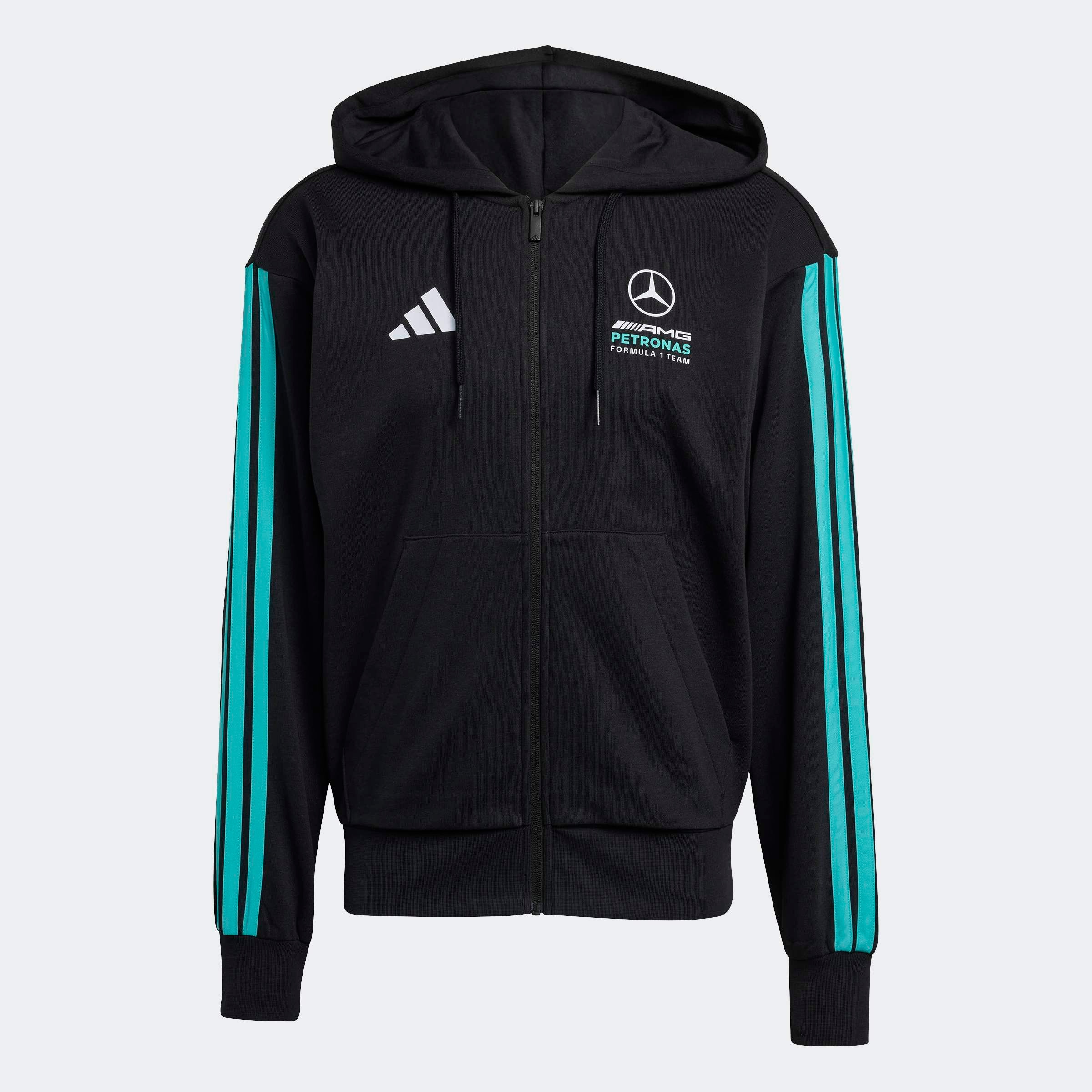 adidas Performance Kapuzensweatshirt »MERCEDES – AMG PETRONAS FORMULA 1 TEAM DNA ZIP-HOODIE«
