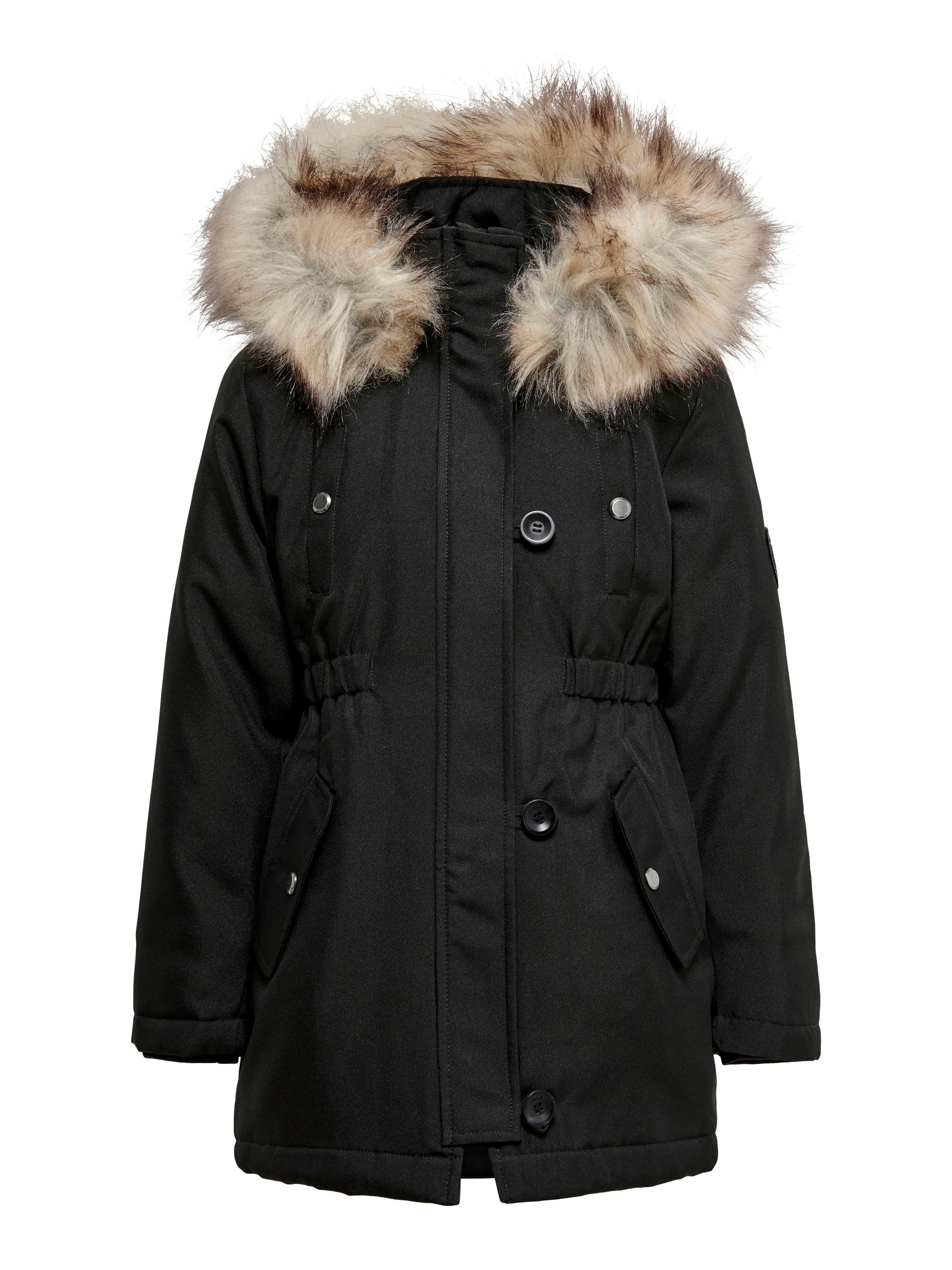 Winterjacke »KOGIRIS FUR PARKA OTW«, mit Kapuze