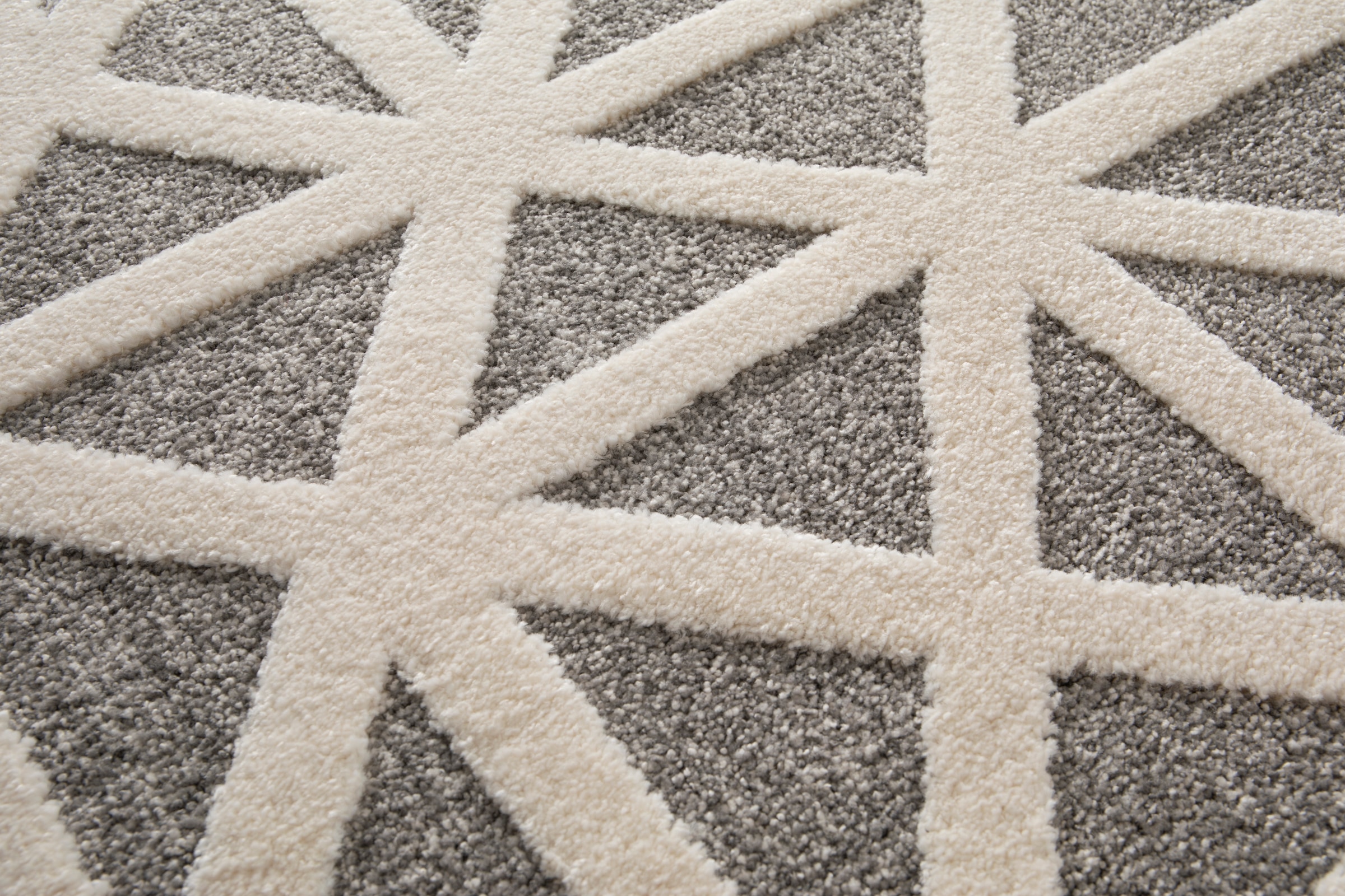 Primaflor-Ideen in Textil Teppich "COSMO Geo, Made in Belgium" rechteckig 1 günstig online kaufen