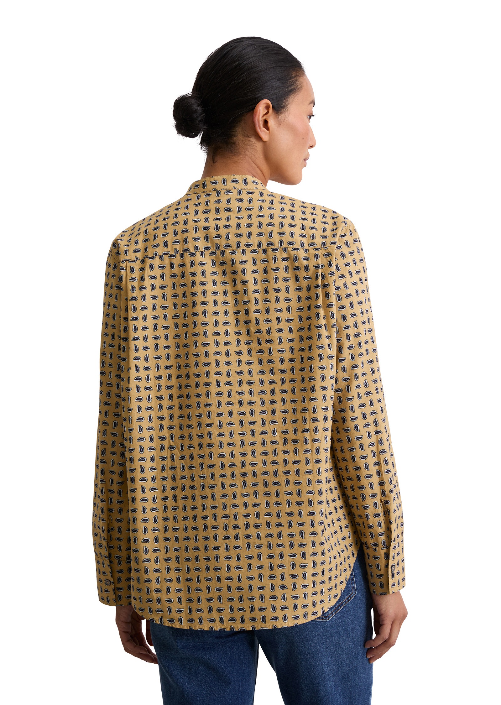 Marc O'Polo Langarmbluse »aus Papertouch-Popeline«