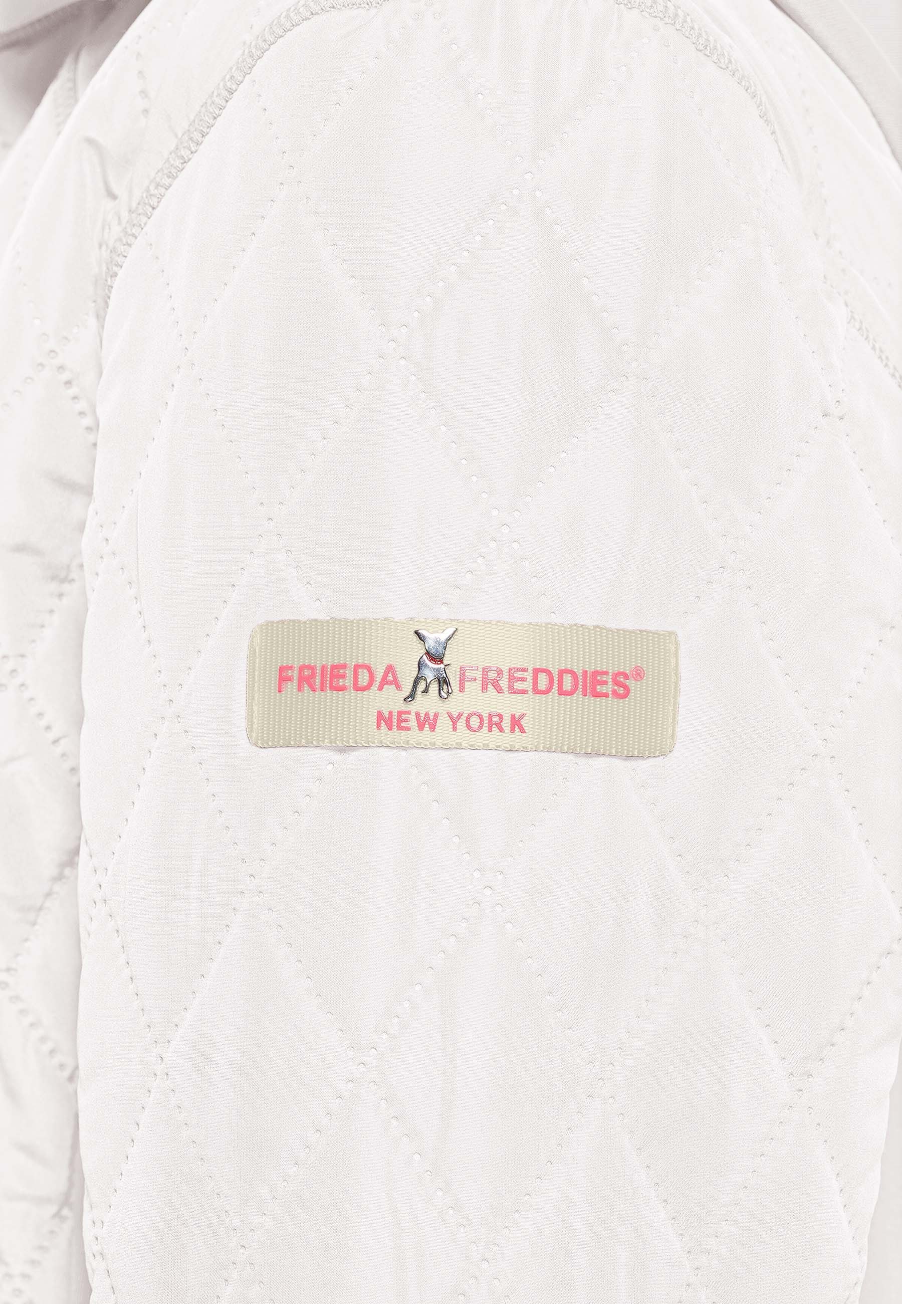 Frieda & Freddies Collegejacke »Fake Down Jacket / New Genius«