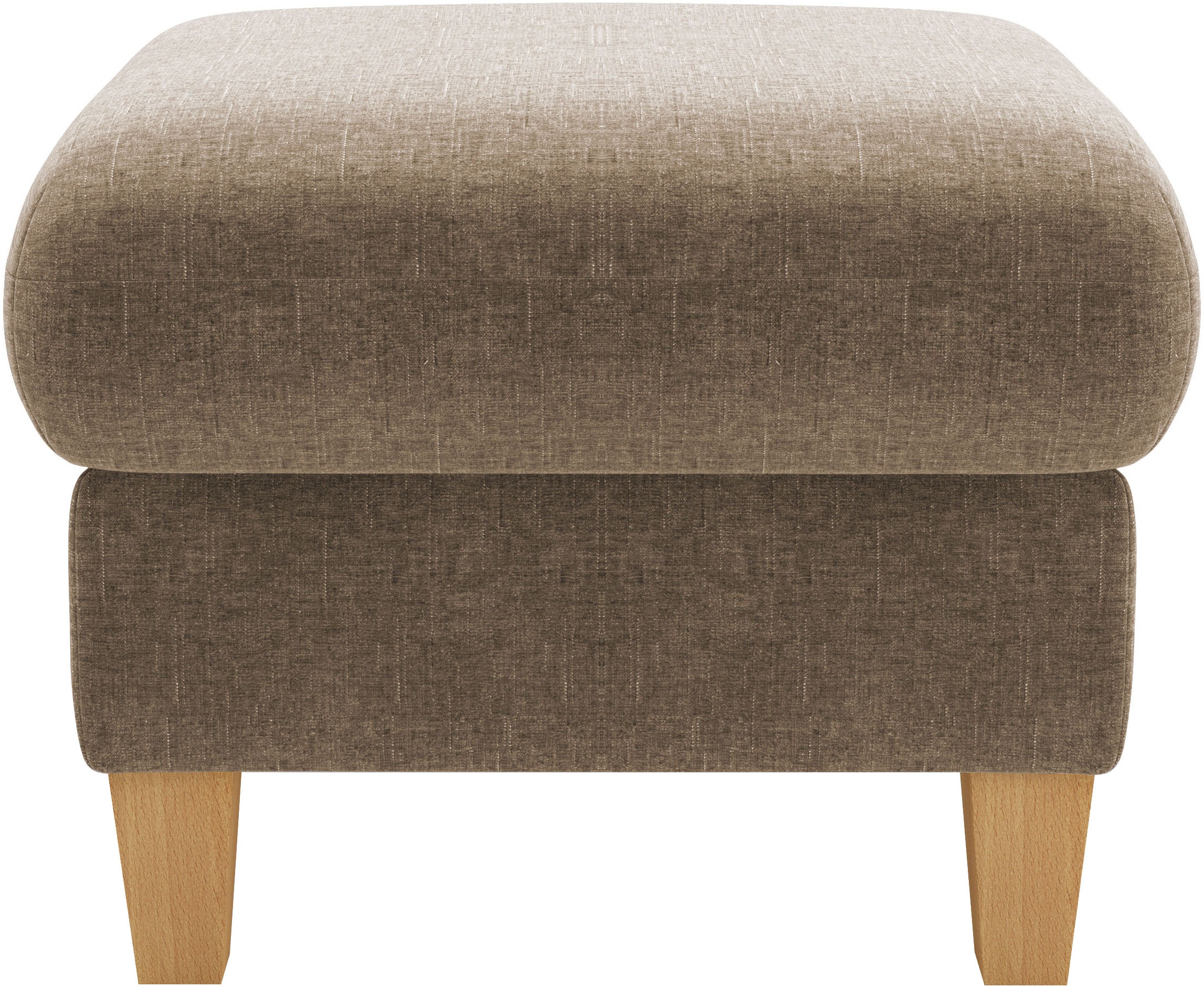 Thumbnail - Home affaire Polsterhocker "Rochelle" 1 Stk. tlg. Massive 12 cm Holzbeine