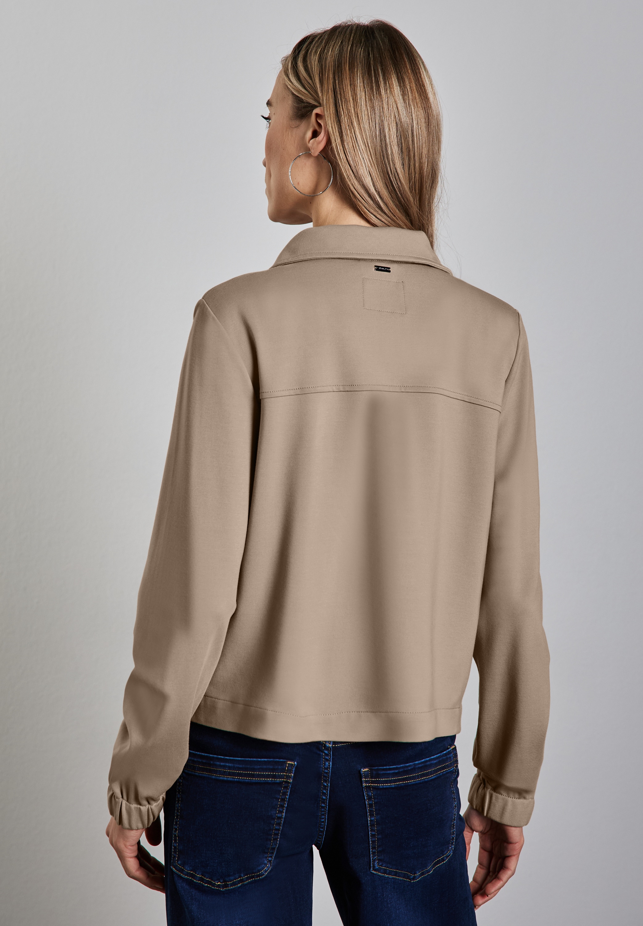 STREET ONE Kurzjacke, ohne Kapuze, mit Stehkragen