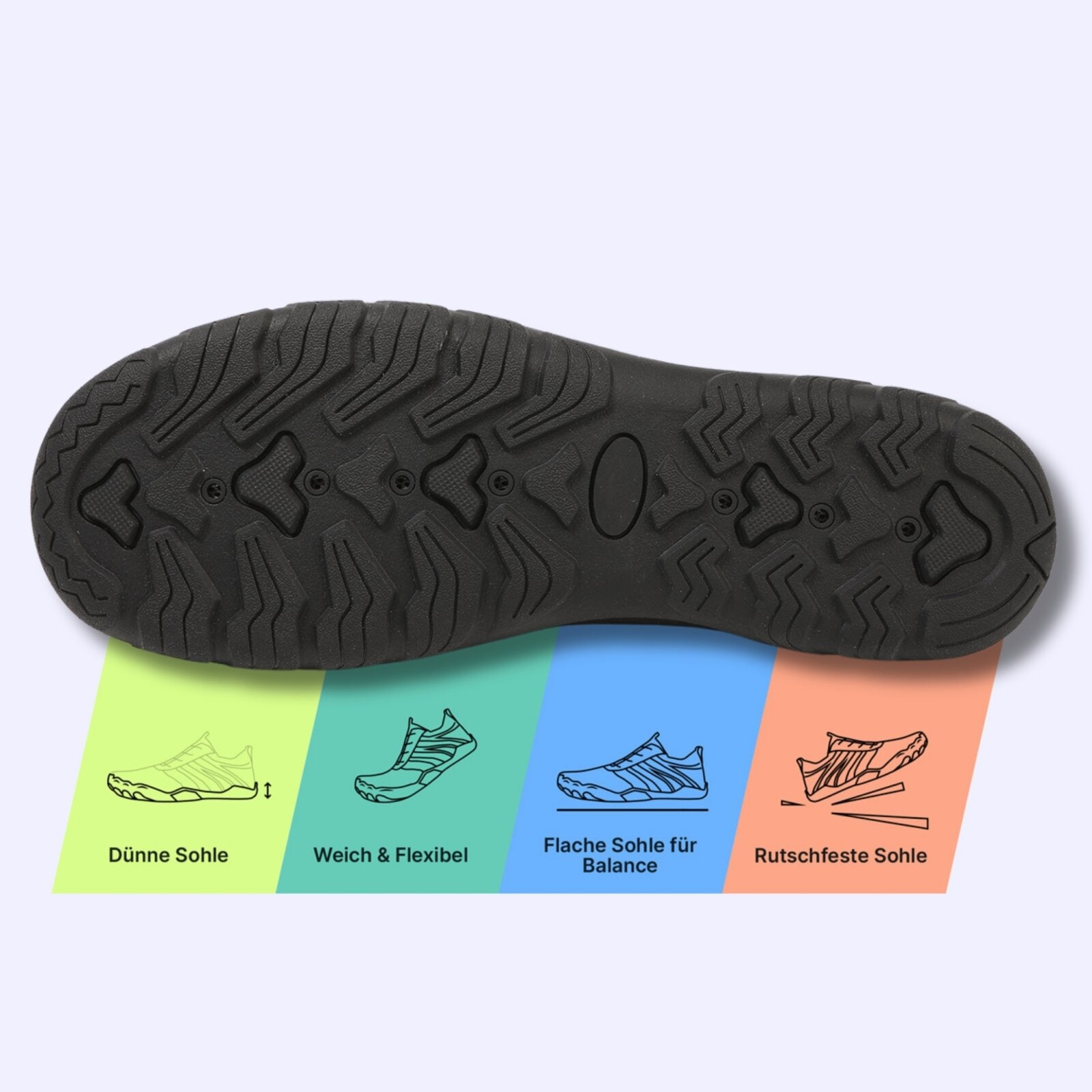 DOTALES Barfußschuh »Monostep Barfußschuhe Damen & Herren Barfußschuhe«, Minimalschuhe