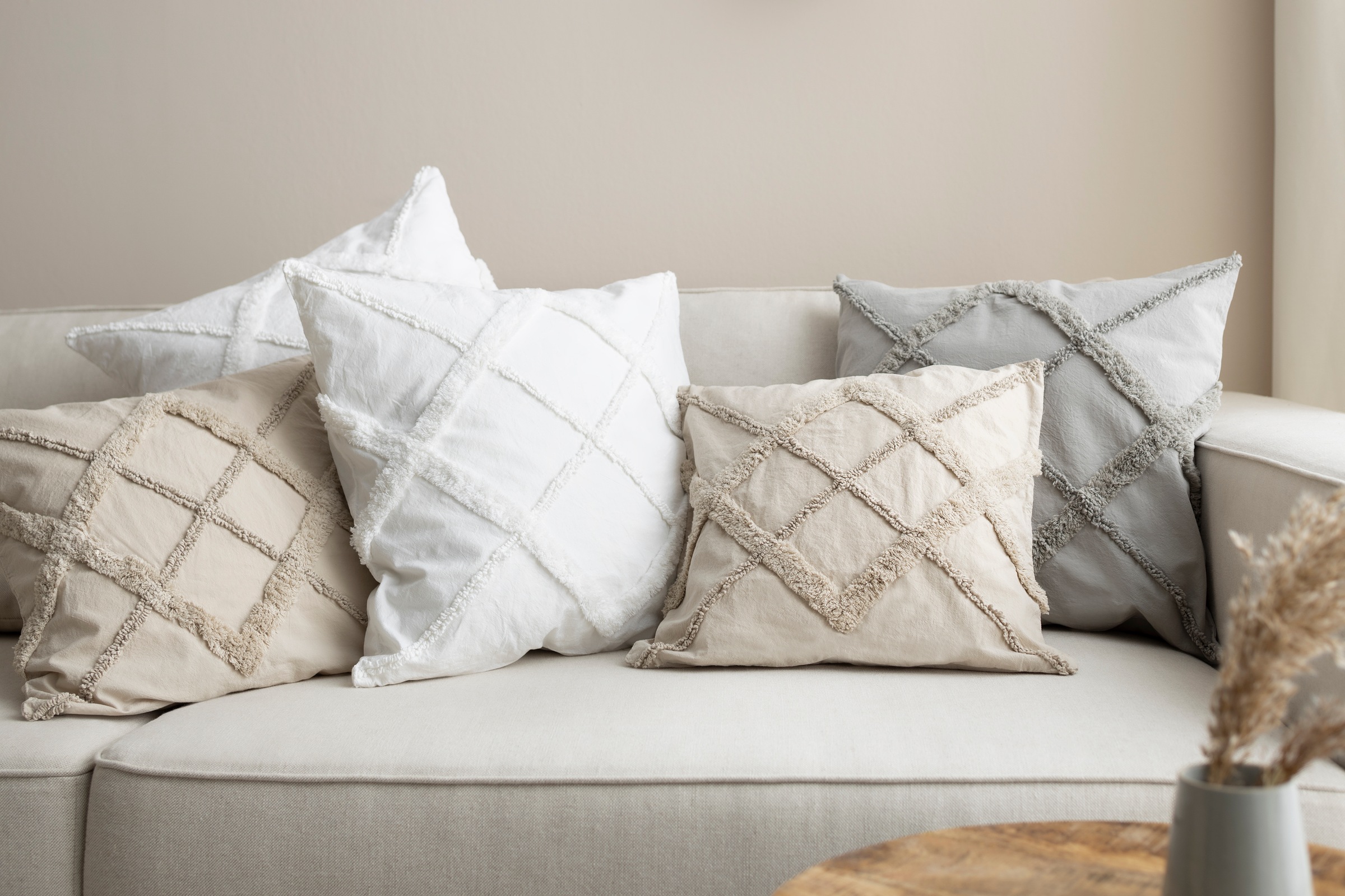 my home Dekokissen "Monnia" unifarben, Kissenhüllen ohne Füllung mit Reißve günstig online kaufen