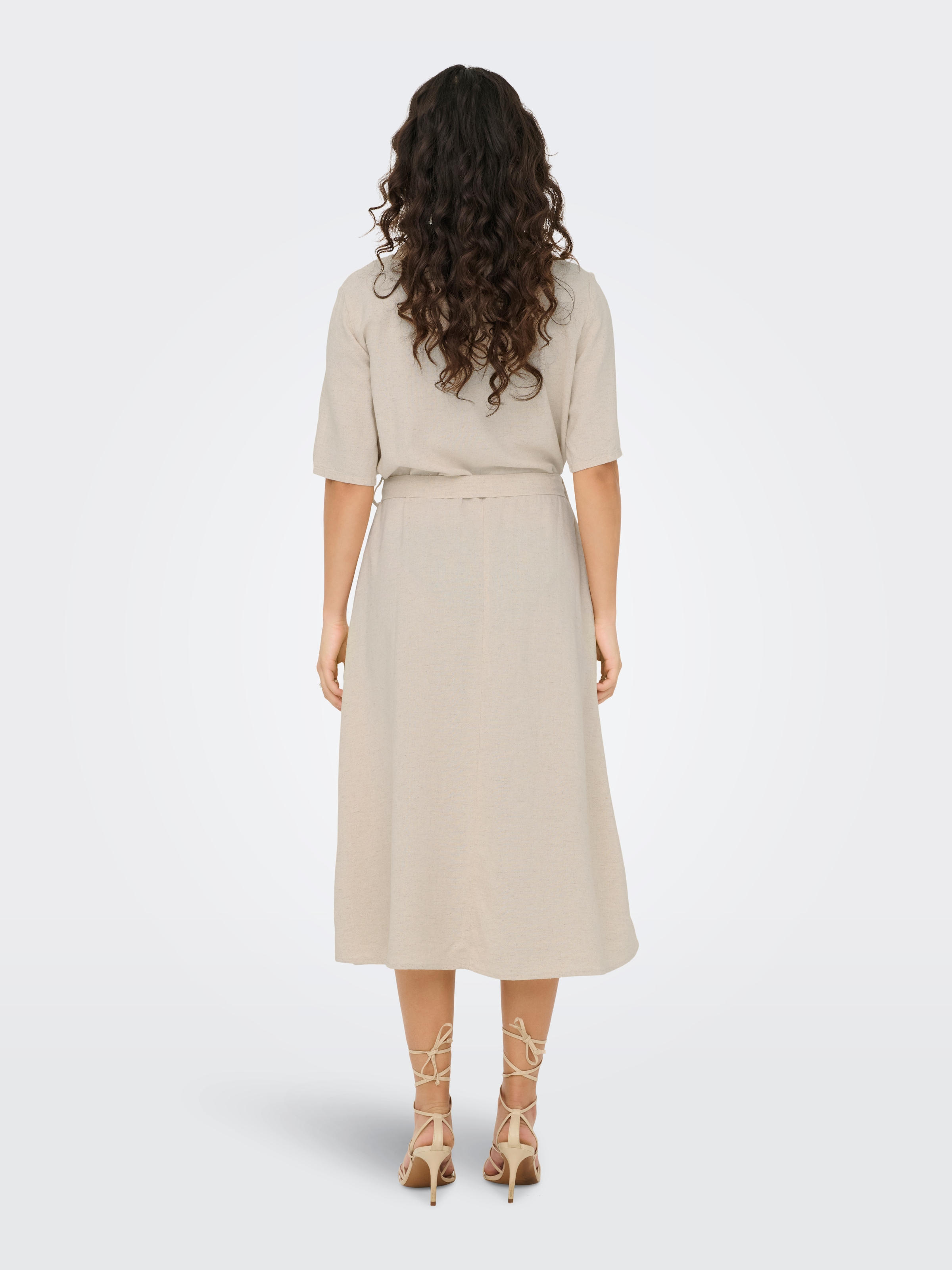 JDY Blusenkleid »JDYSAY 2/4 MIDI SHIRT DRESS WVN NOOS«, Sommerkleid