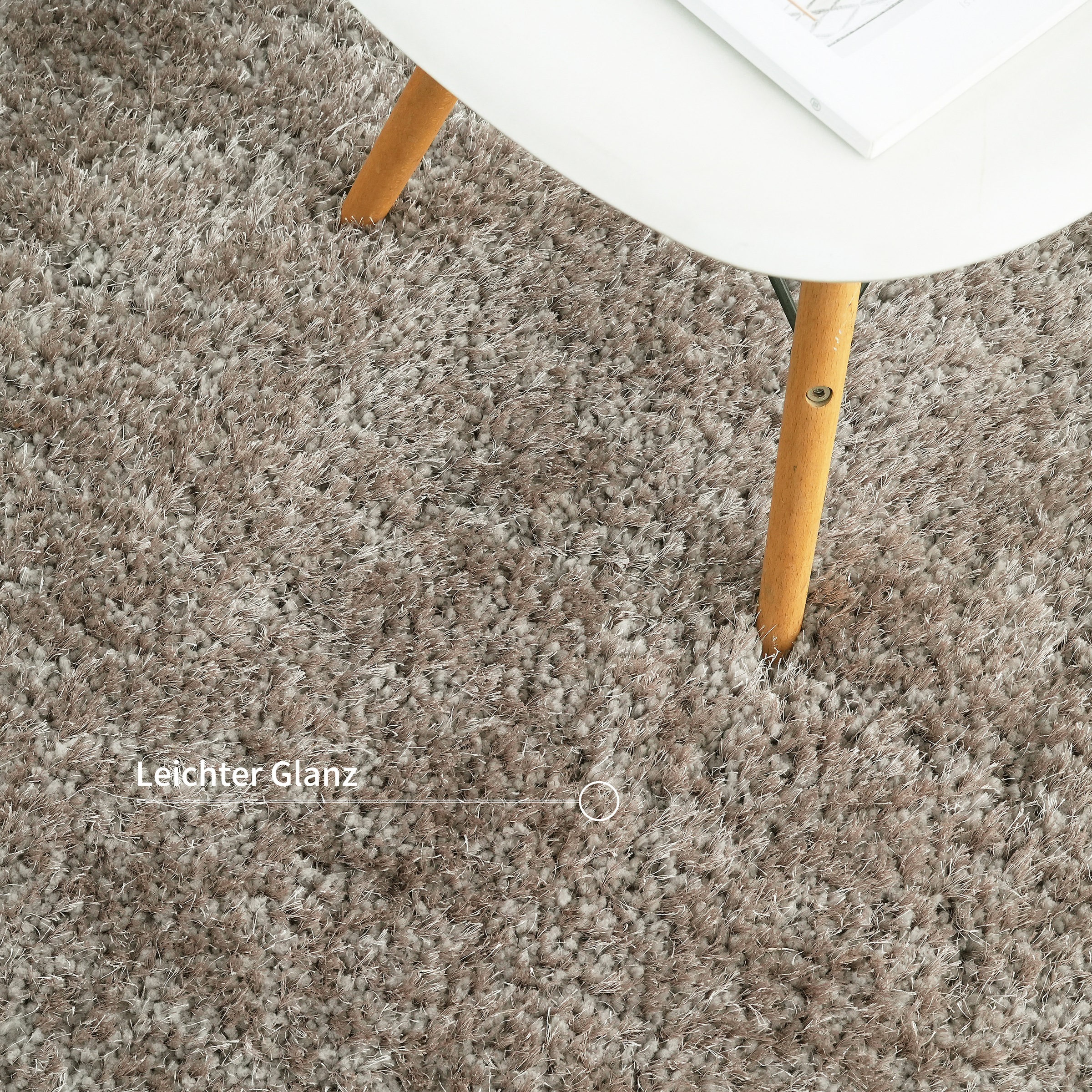 OTTO home Hochflor-Teppich »Micro exclusiv Teppich, sehr hoher Flor, weich durch Mikrofaser« rechteckig 78 mm Höhe sehr weich, flauschig, uni, Wohnzimmer, Schlafzimmer