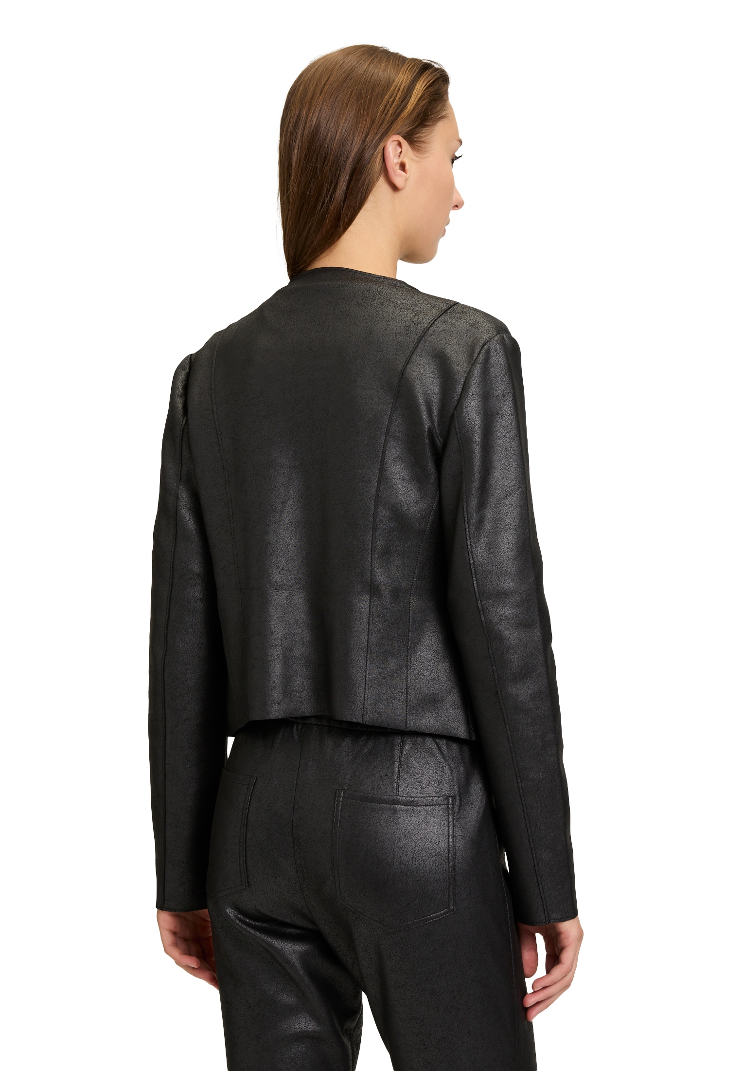 Cartoon Jackenblazer »Cartoon Damen Blazer-Jacke mit offenem Saum«, Material