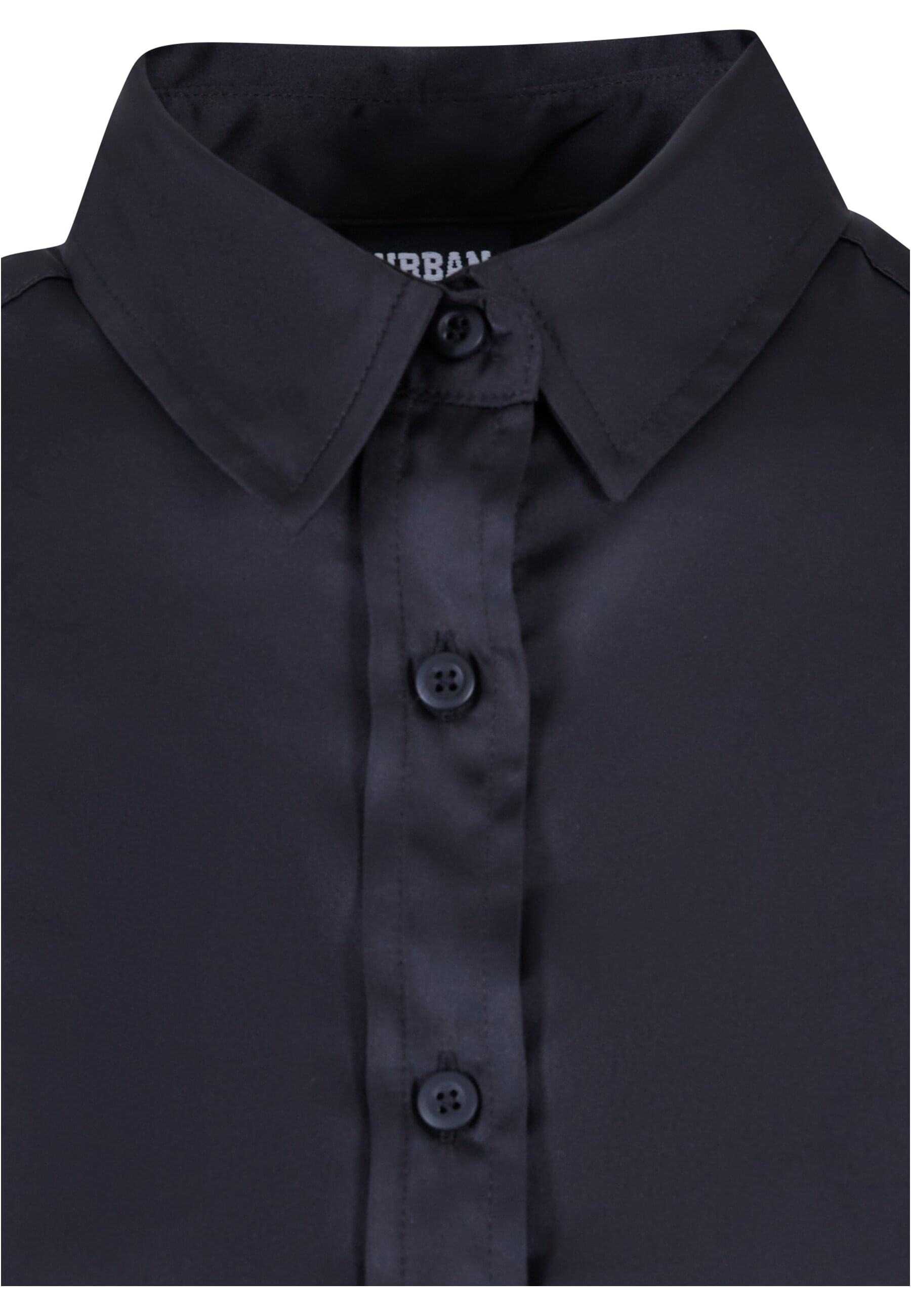 Thumbnail - URBAN CLASSICS Langarmhemd "Urban Classics Damen Ladies Satin Shirt"