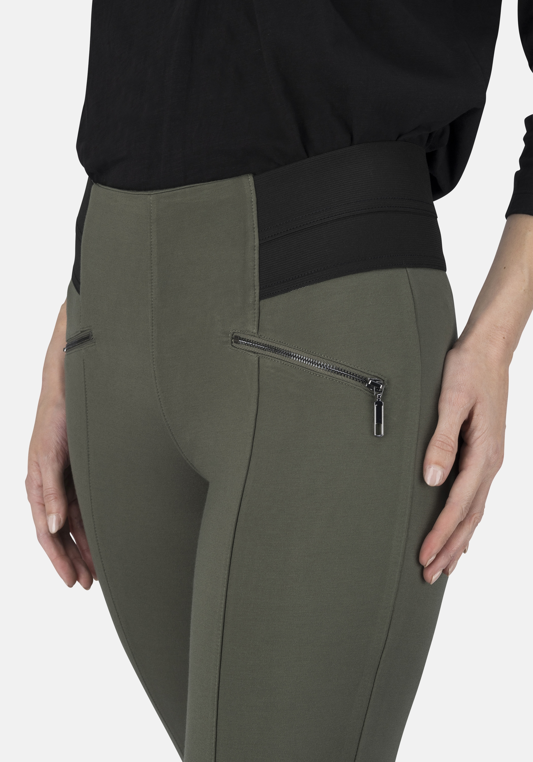 STOOKER WOMEN Leggings »Jerseyhose SIENNA«, Damenhose Slim Fit Knitterfreie Jersey für Damen