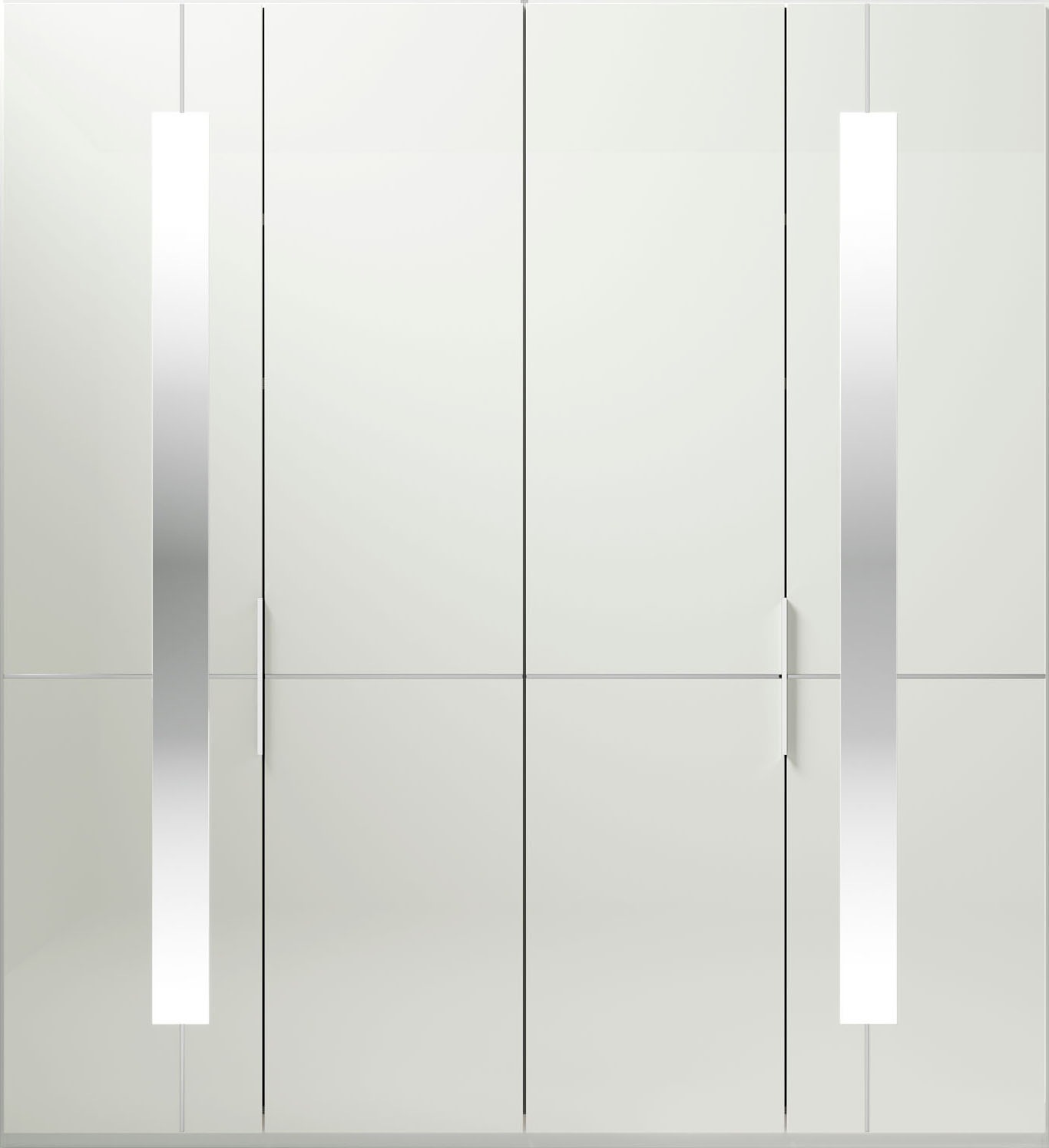 Thumbnail - Musterring Kleiderschrank "Imola W" Einlegeböden und Kleiderstangen, mit Glastüren inklusive Zierspiegel