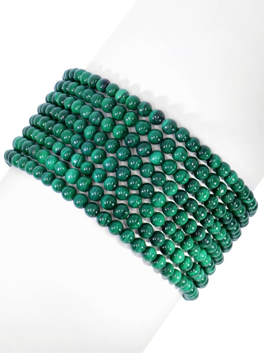 Adelia´s Armband »MalachitMalachit Edelstein Armband«, Steinschmuck ist Naturschmuck