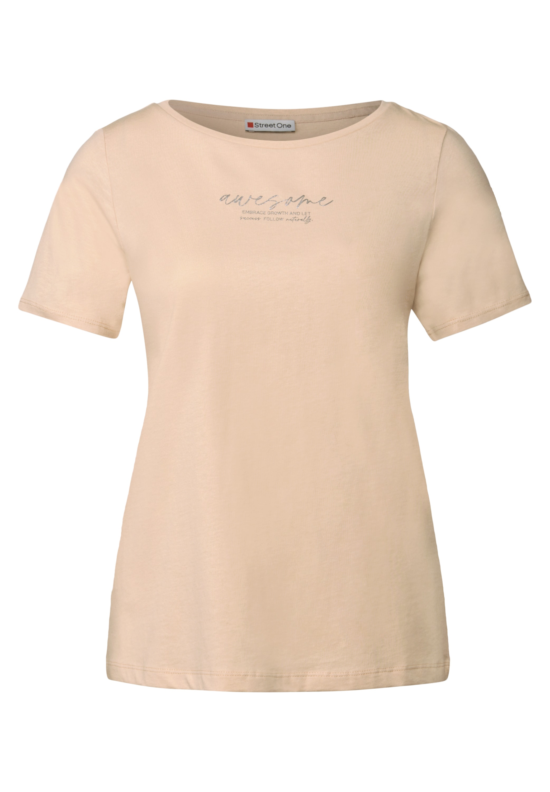 STREET ONE T-Shirt, aus reiner Baumwolle