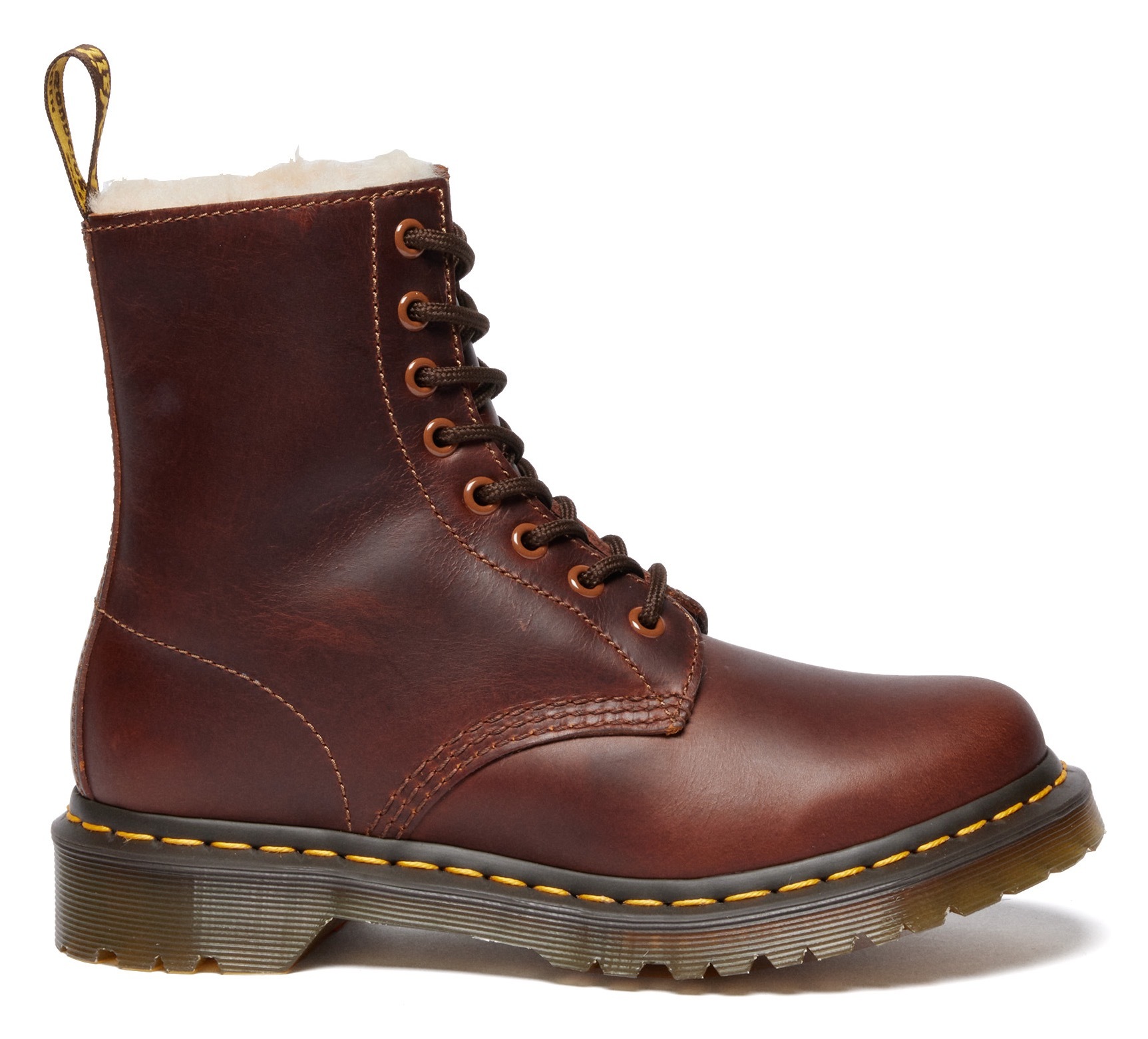 DR. MARTENS Schnürboots »1460 Serena«, Chunky Boots, Plateau Schuh, Boots mit Warmfutterausstattung