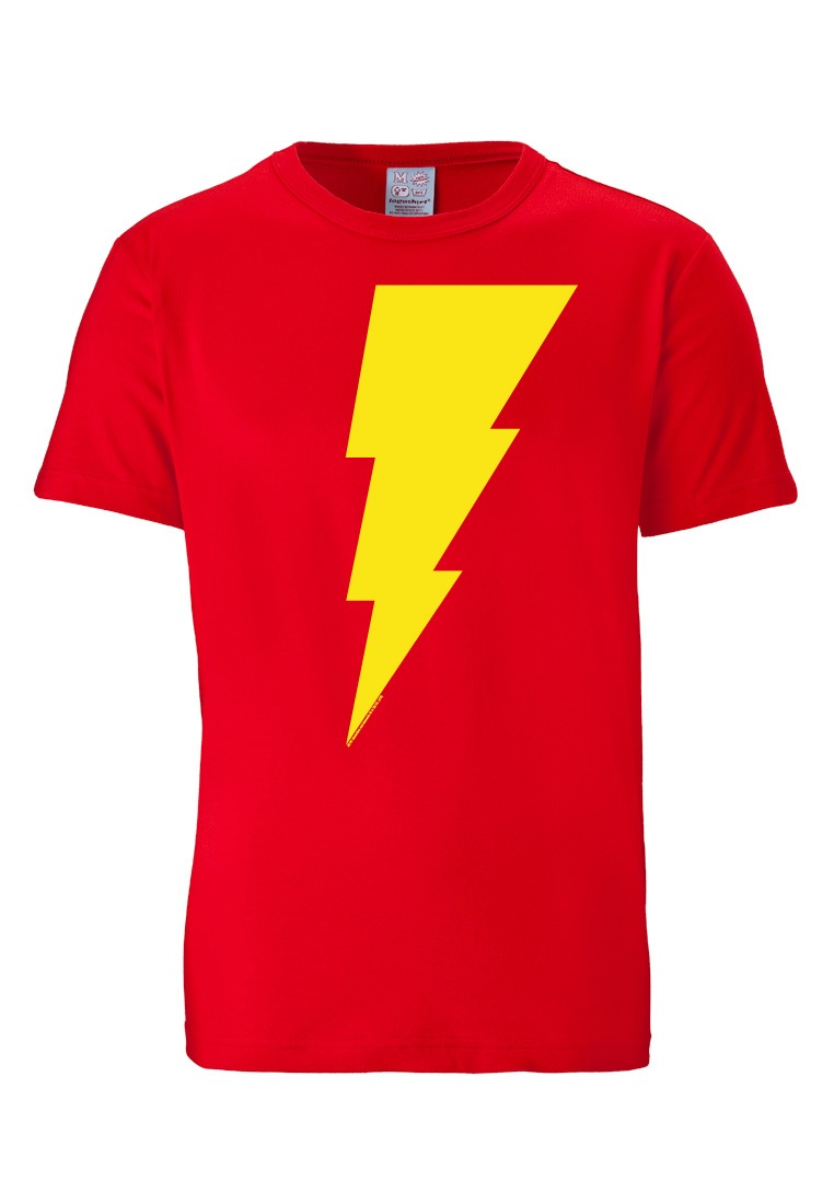 LOGOSHIRT T-Shirt »Shazam Logo«, mit hochwertigem Print