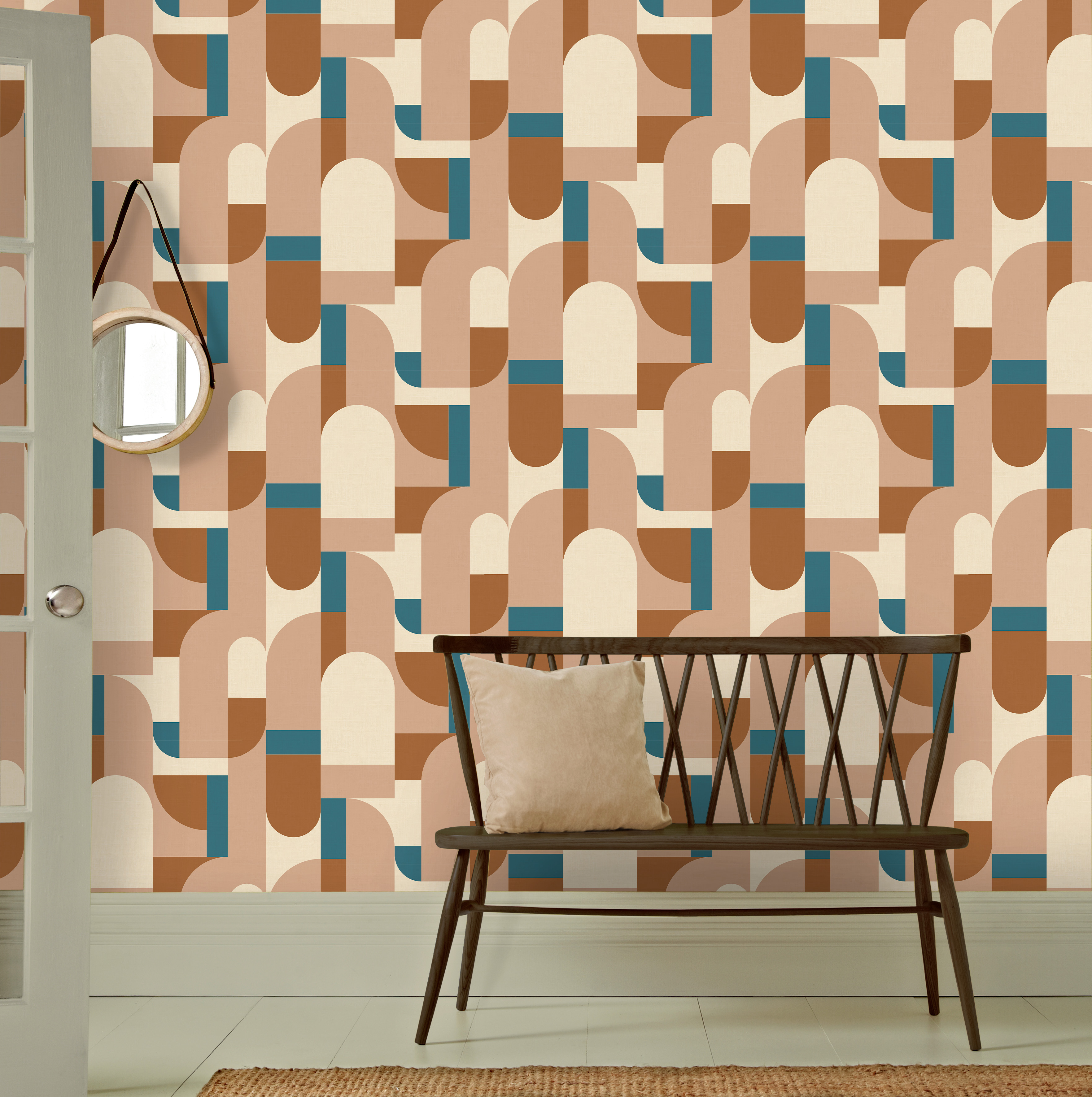 Sublime Vliestapete "Beau Geo" geometrisch geprägt 10mx52cm (ca. 5m2)