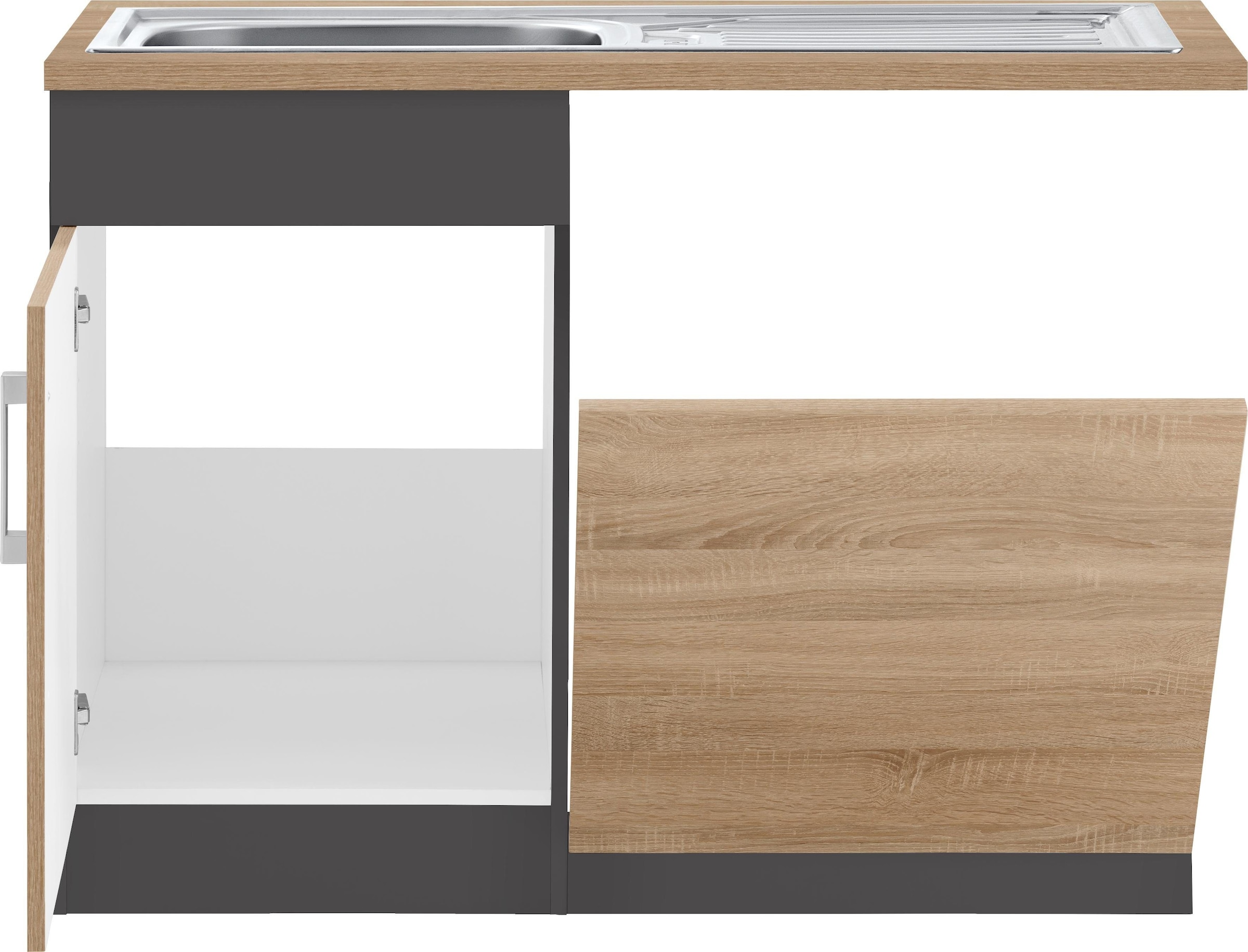 KOCHSTATION Spülenschrank »KS-Gera«, Breite 110 cm