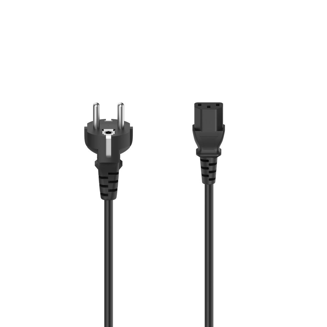 Hama Netzkabel »Schutzkontakt-Stecker - 3-pol.-Kaltgerätezuleitung Netzkabel«, 150 cm