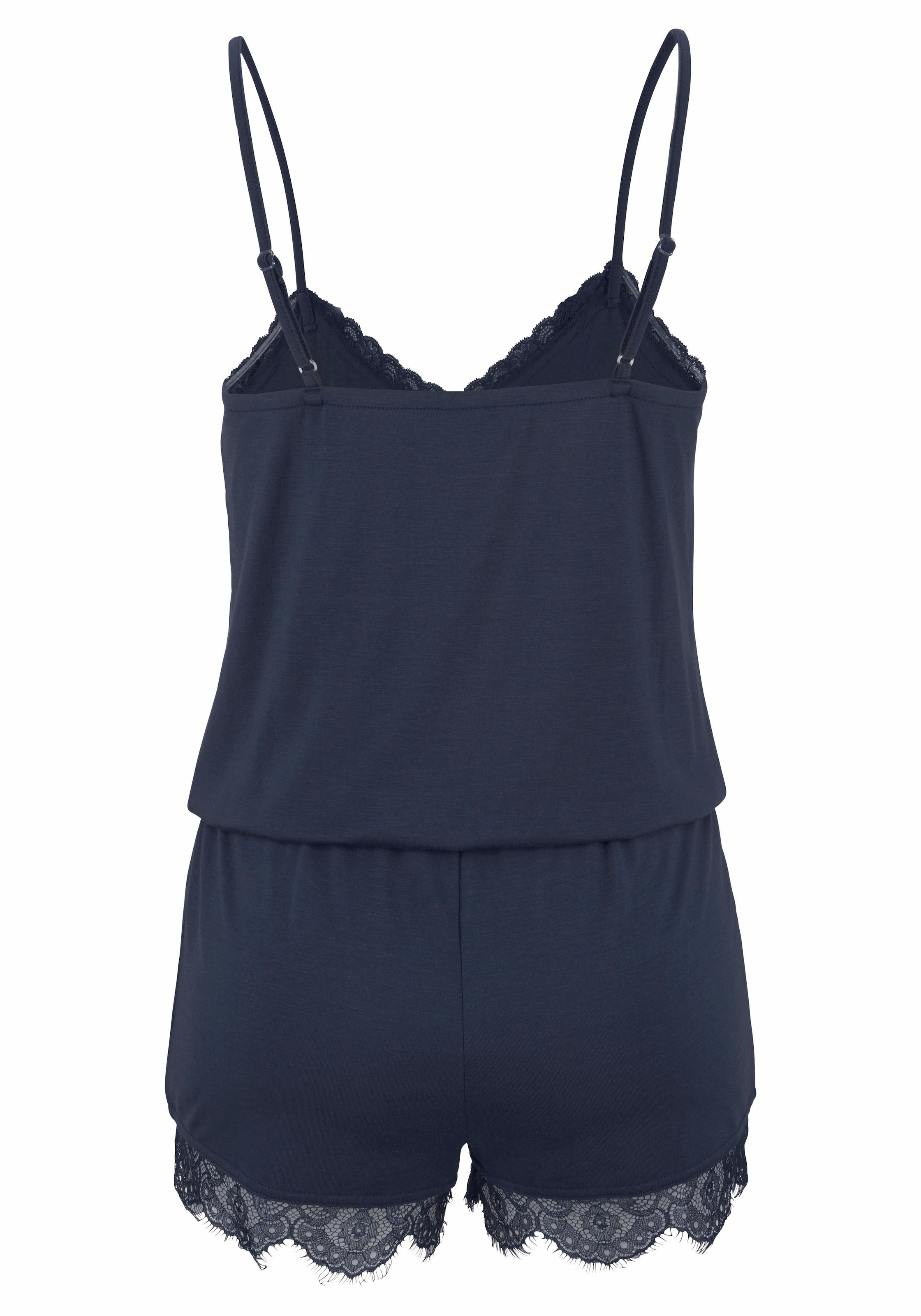 Playsuit Spitzensaum LASCANA mit