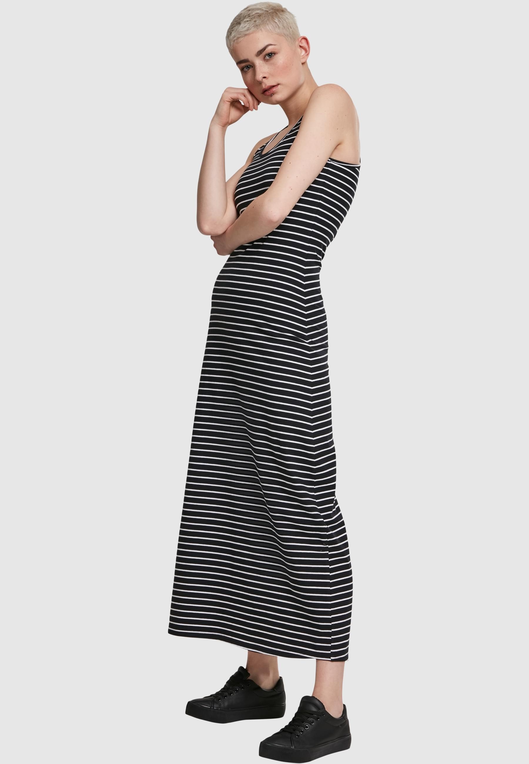 URBAN CLASSICS Shirtkleid »Urban Classics Damen Ladies Long Racer Back Dress«, (1 tlg.)