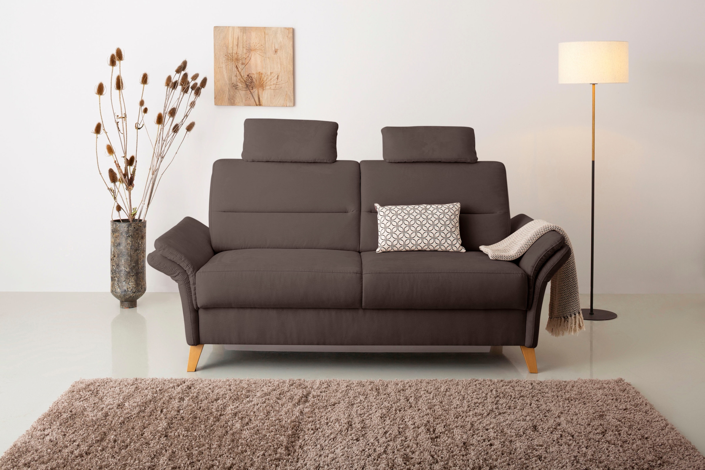 OTTO home 3-Sitzer "Westerland" Federkern-Polsterung. wahlweise mit Armlehnfunktion