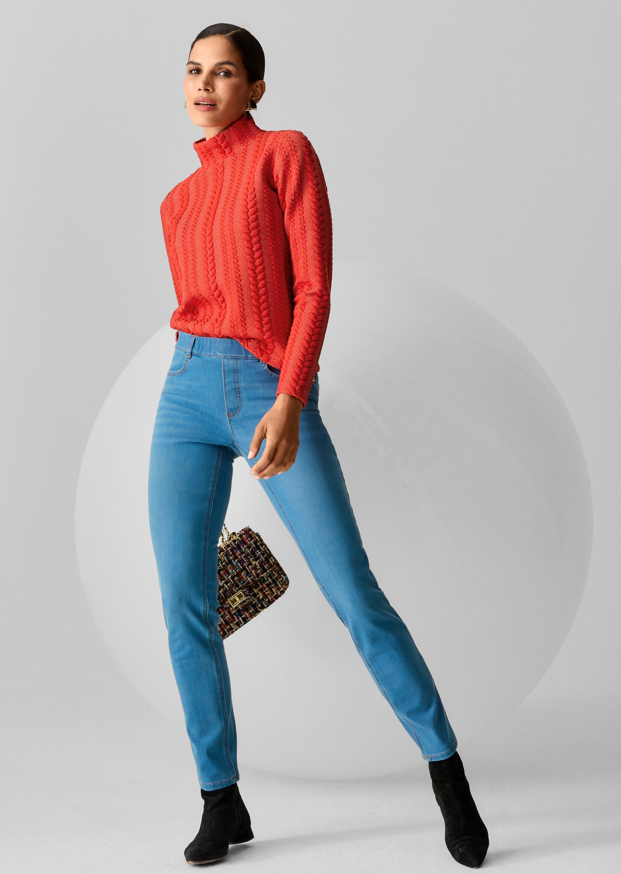 MADELEINE Jeggings Denim-Leggings Beige 40 3