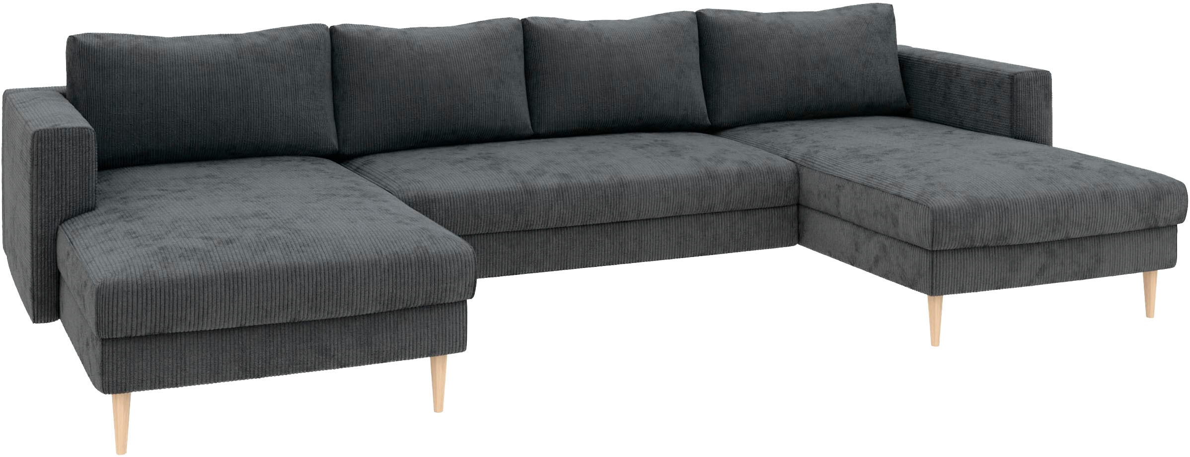 TRENDMANUFAKTUR Wohnlandschaft "Amazing, wahlw. mit Schlaffunktion & Bettka günstig online kaufen