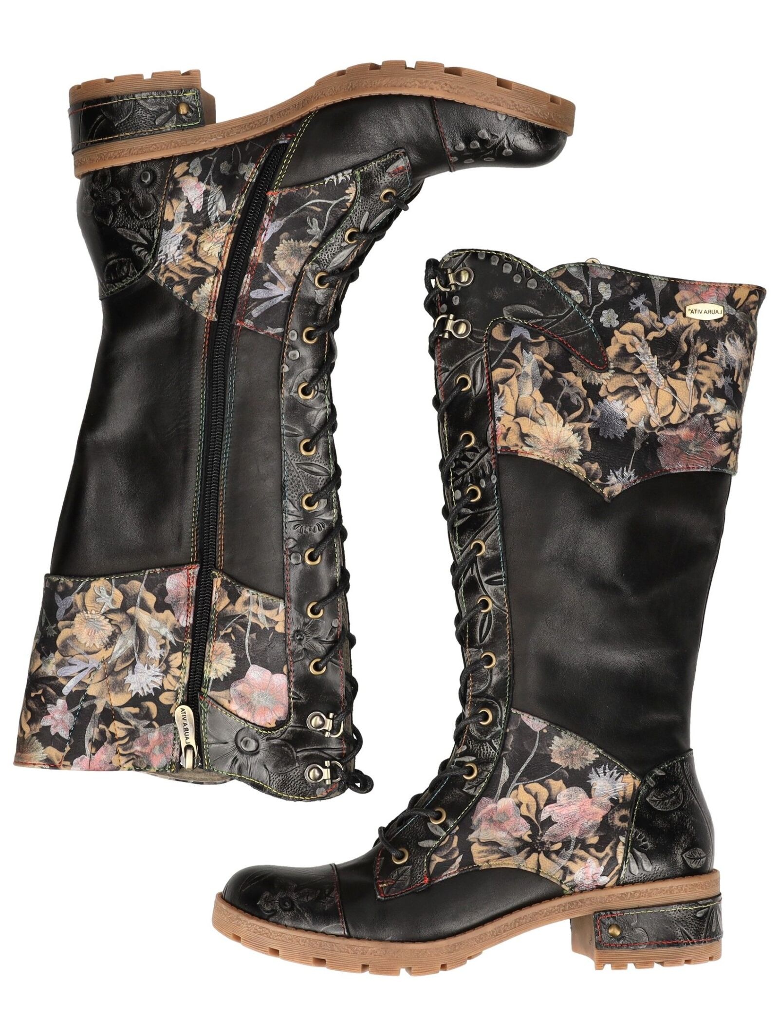 LAURA VITA Schnürstiefel »LAURA VITA Stiefel Leder/Textil«