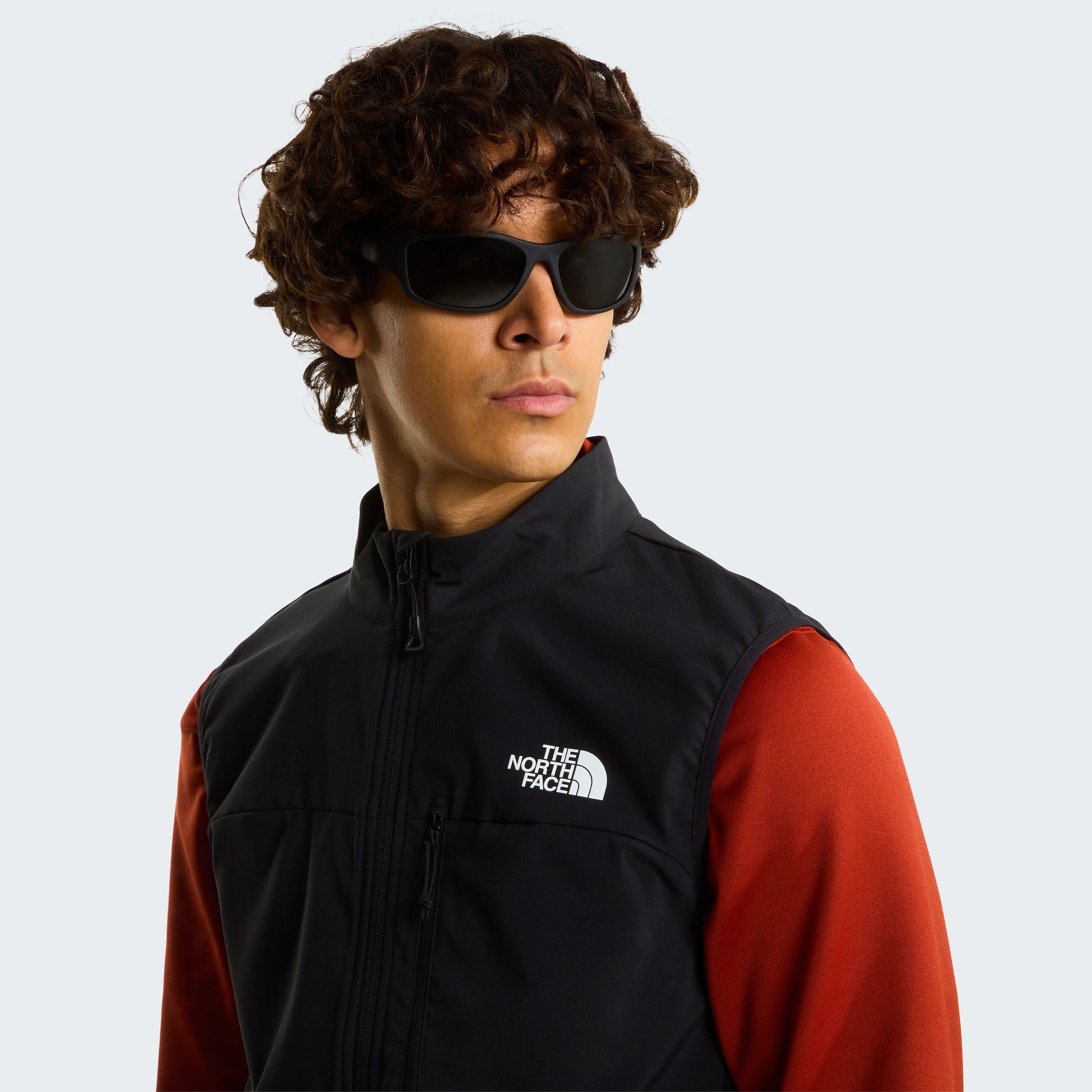 The North Face Softshellweste »M NIMBLE VEST 2« aus atmungsaktivem Softshellmaterial, mit WindWall™-Gewebe