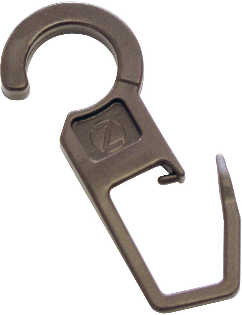 GARDINIA Faltenclip "Faltenlegehaken Öse Ø 10 mm" Serie Gardinenstangen-Set Lugano Classic Ø 28 mm