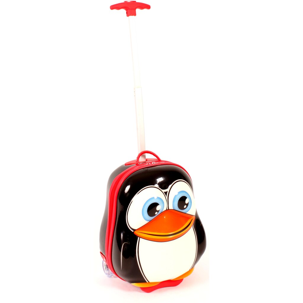 CHIC2000 Kinderkoffer »Bouncie, Pinguin«, 2 Rollen