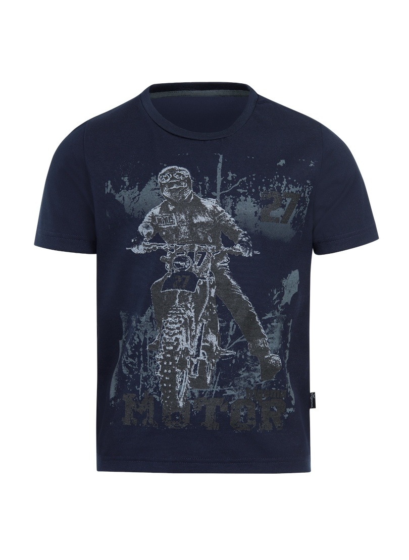 bestellen T-Shirt | mit coolem Motorrad-Motiv« BAUR online Trigema T-Shirt »TRIGEMA Jungen