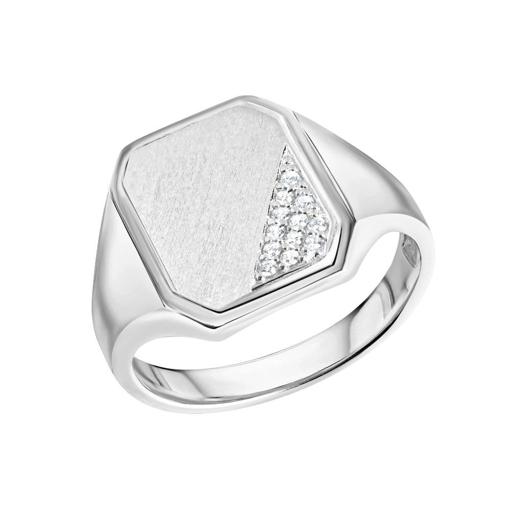 Firetti Fingerring »Schmuck Geschenk Silber 925 Herrenring Silberring Siegelring«