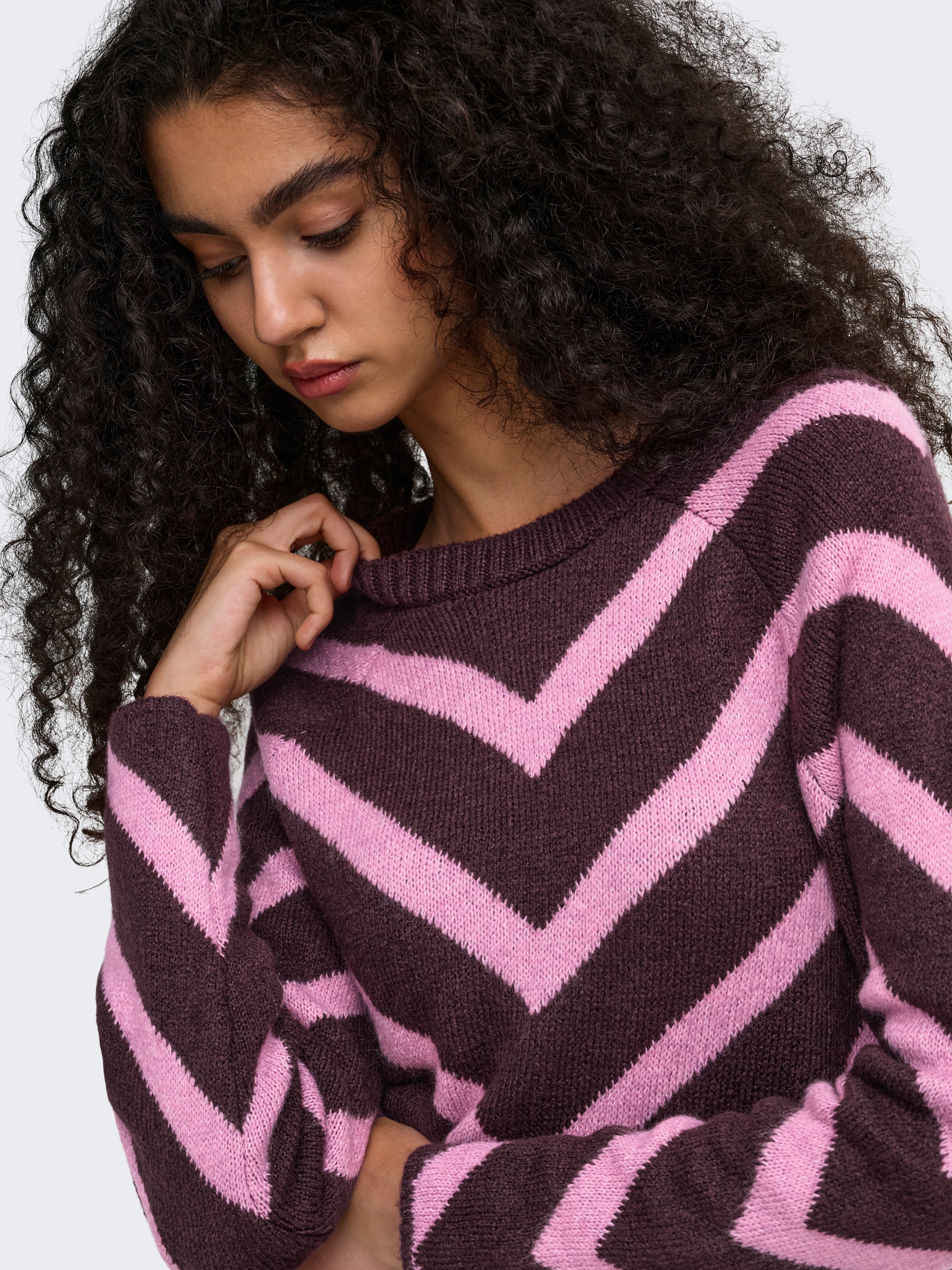 ONLY Strickpullover »ONLELIZA L/S PULLOVER KNT NOOS« Kunstfaser, regular fit