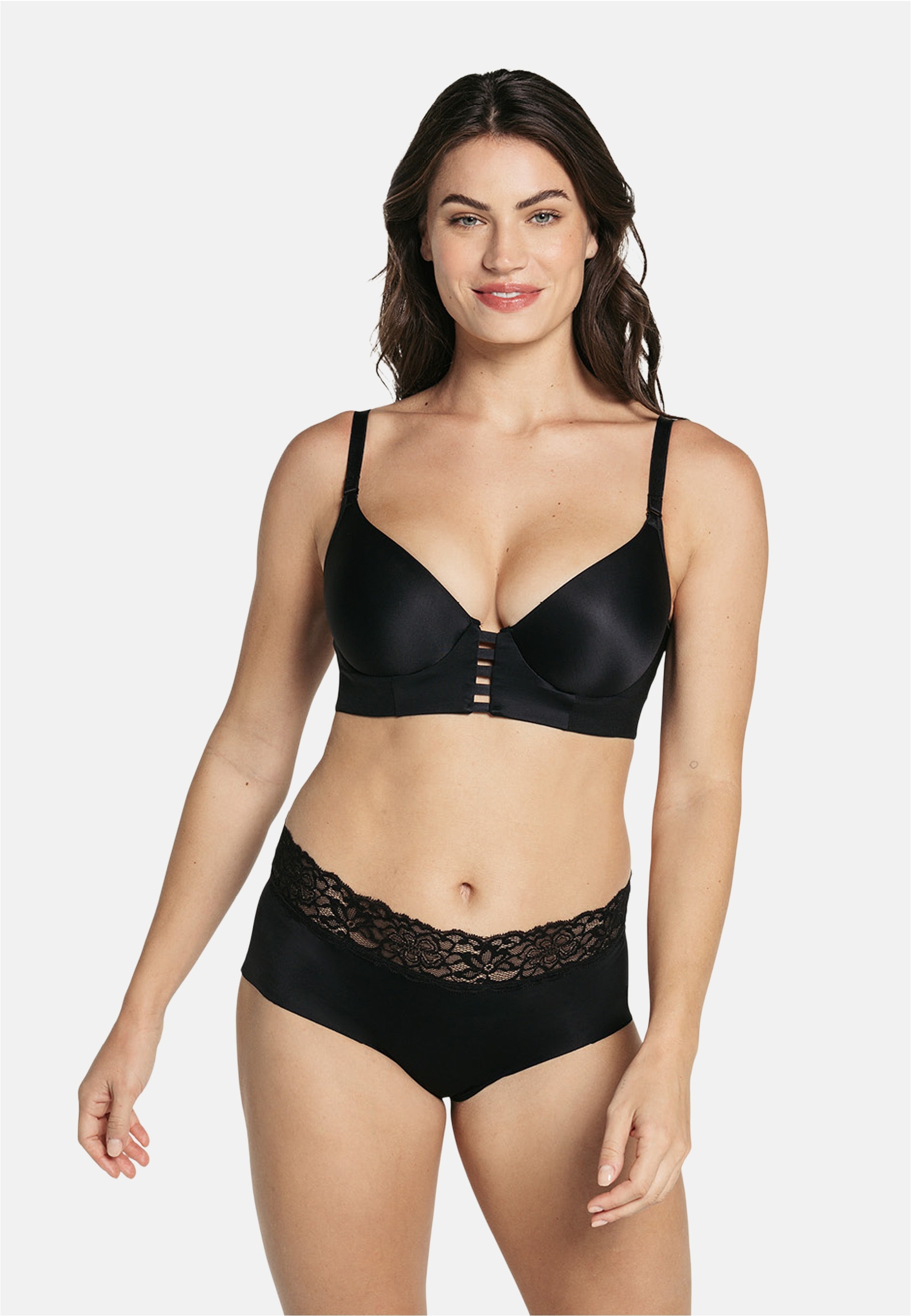 LEONISA Panty, mit floralem Spitzenbesatz günstig online kaufen