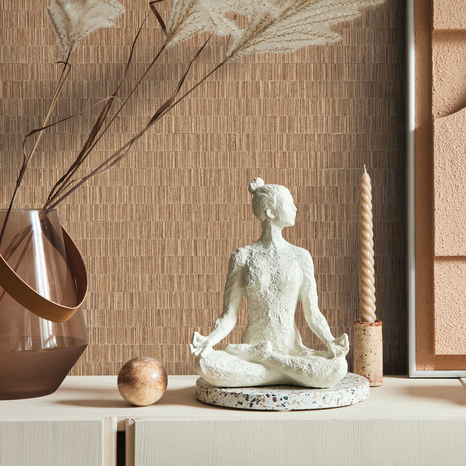 Marburg Vliestapete »Tapete Structured Grid« geometrisch geprägt moderne Vliestapete für Wohnzimmer Schlafzimmer Küche