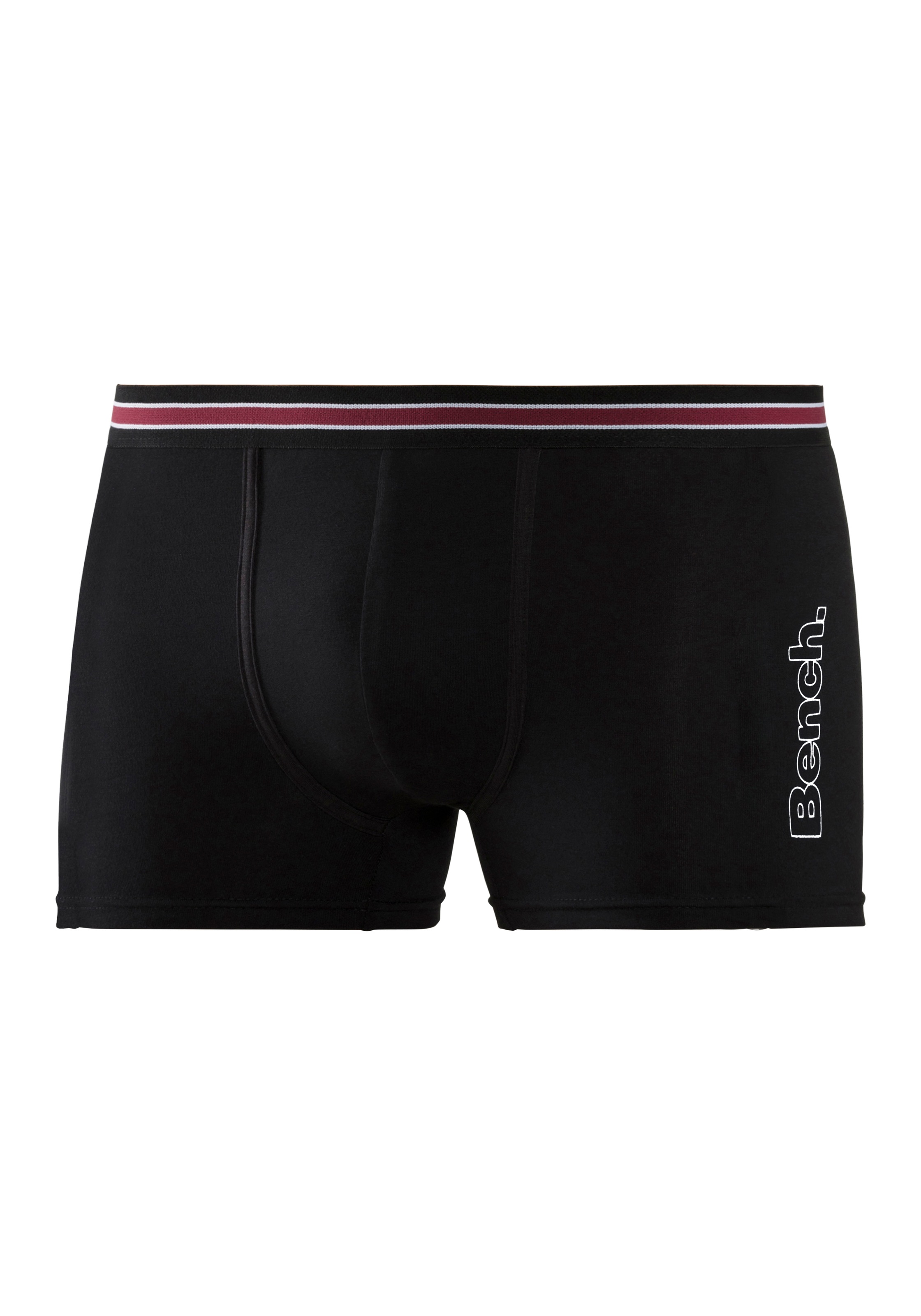 Bench. Boxer »Boxershorts für Herren«, (Packung, 4 St.), Unterhosen mit seitlichem Logo Druck