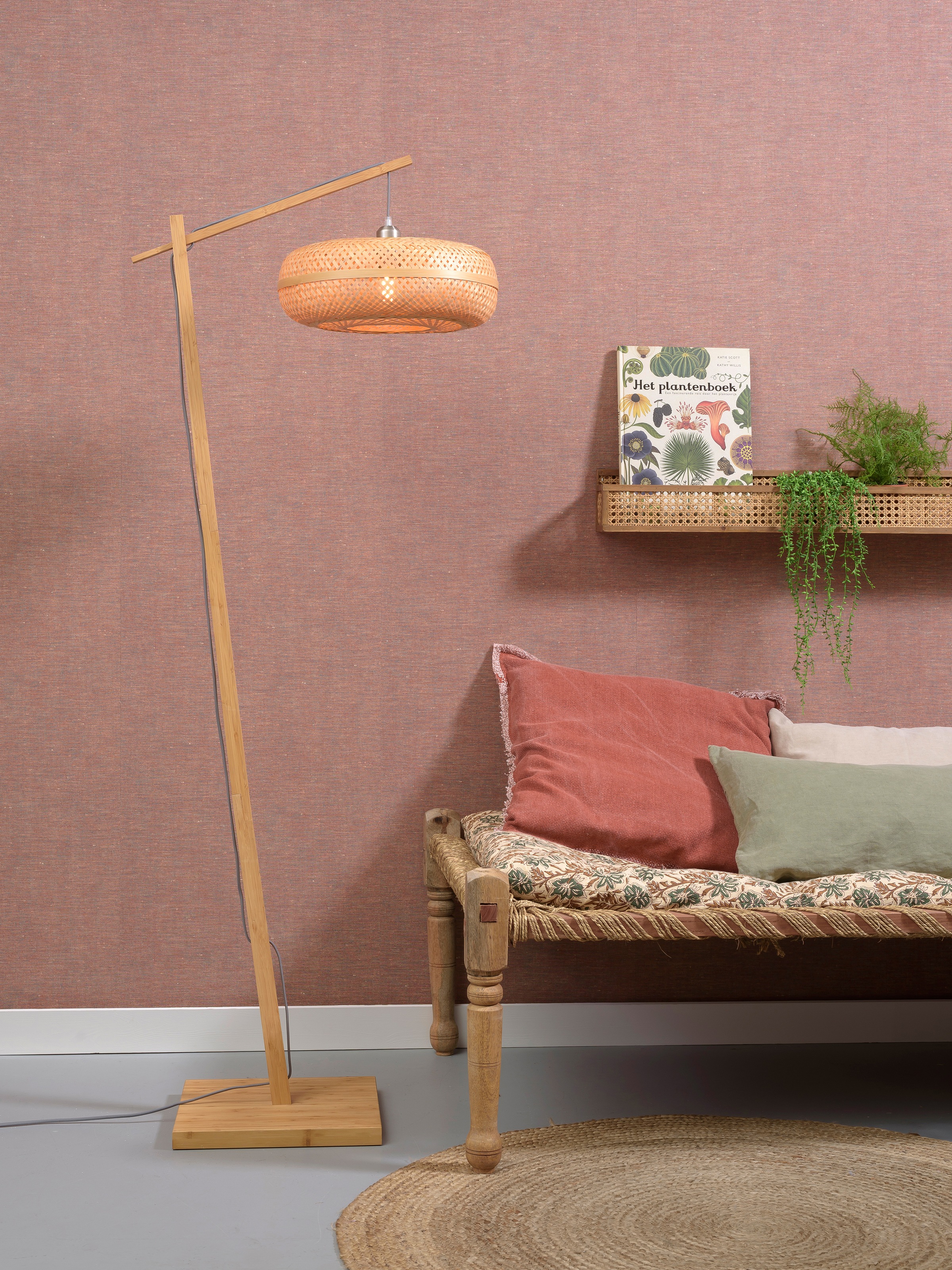 GOOD&MOJO Stehlampe »Palawan«, Leuchtmittel E27 | ohne Leuchtmittel