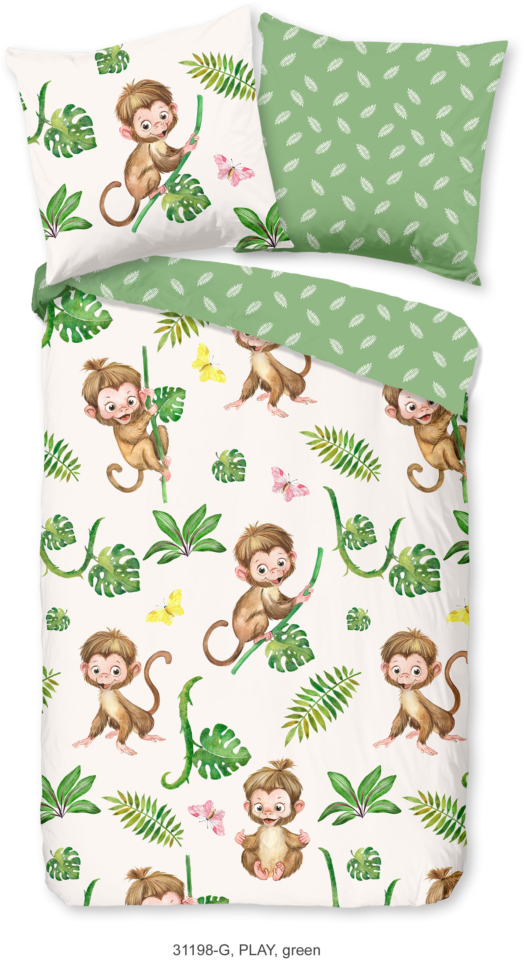 good morning Kinderbettwäsche "Play" 2 Stk. 100% Baumwolle, 135x200, Reißve günstig online kaufen