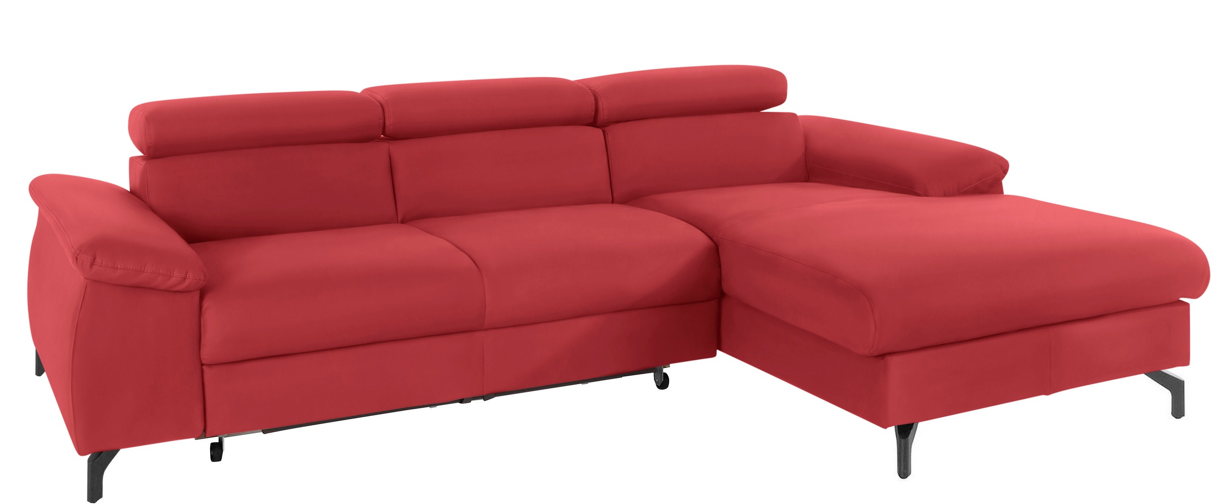 COTTA Ecksofa "Kitty L-Form", mit Kopfteilverstellung, wahlweise mit Bettfu günstig online kaufen