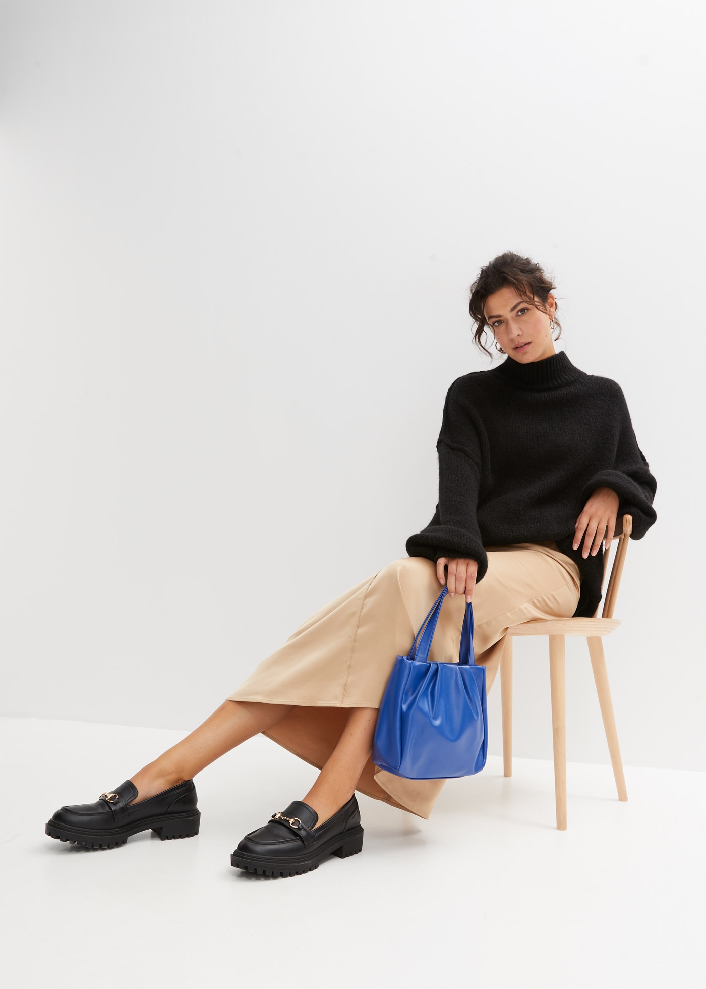 bonprix Strickpullover »Grobstrick-Pullover« Grobstrick-Pullover