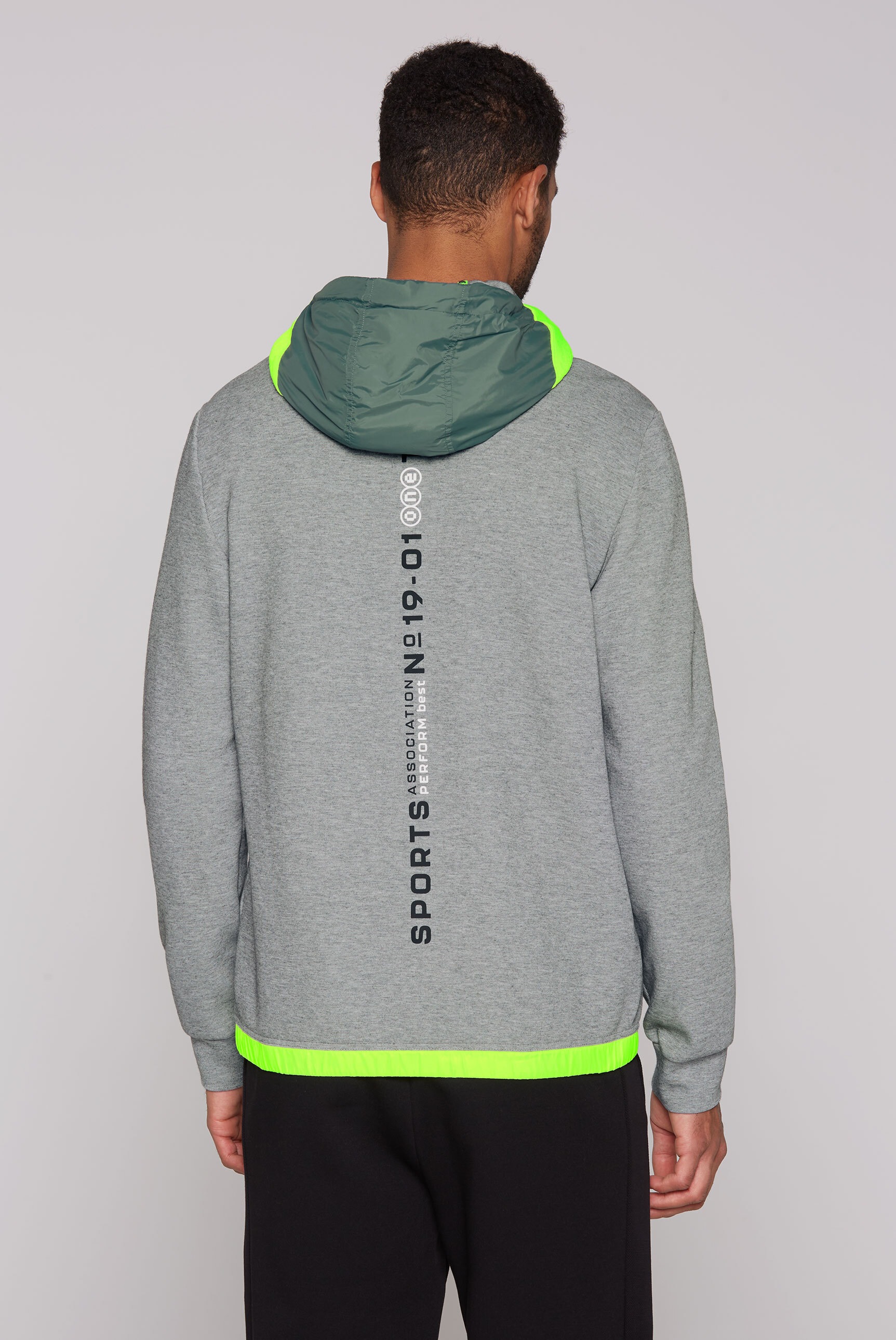 CAMP DAVID Kapuzensweatjacke, mit verstellbarer Kapuze