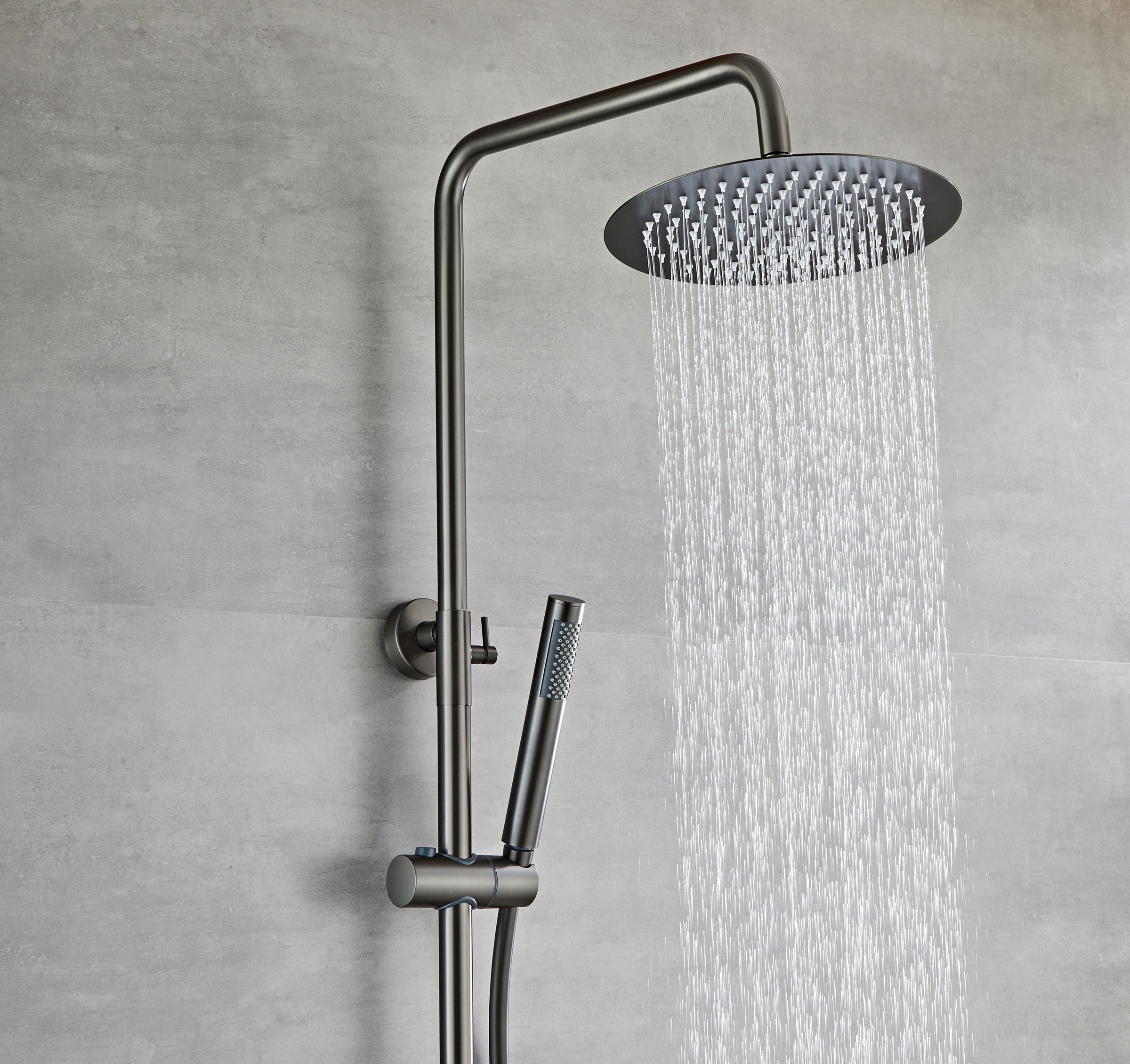 Thumbnail - Øresund Duschsystem "Sanddorn" Set, Überkopfbrause, Regendusche Wellnessdusche in verschiedenen Farben