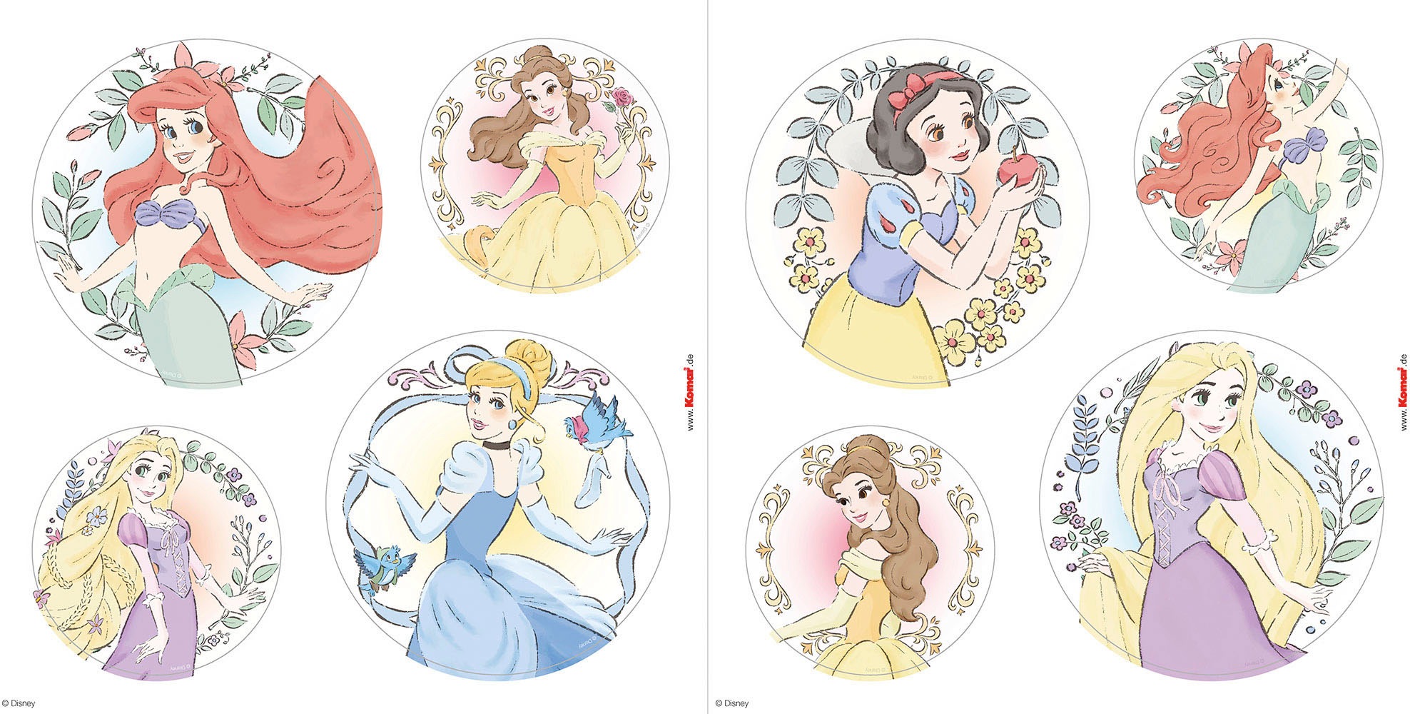 Komar Fensterbild "Princess Kindness" Fenstersticker, selbsthaftend günstig online kaufen