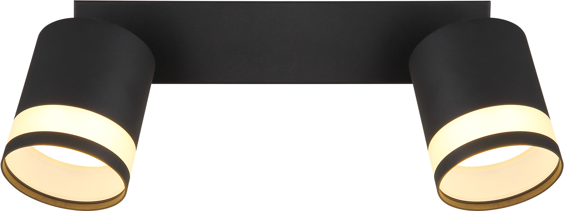 GLOBO LIGHTING Deckenstrahler »LUCERO«, Leuchtmittel GX53 | Leuchtmittel wechselbar, Deckenspot/schwarz/3000K/Wohnzimmer/Flur