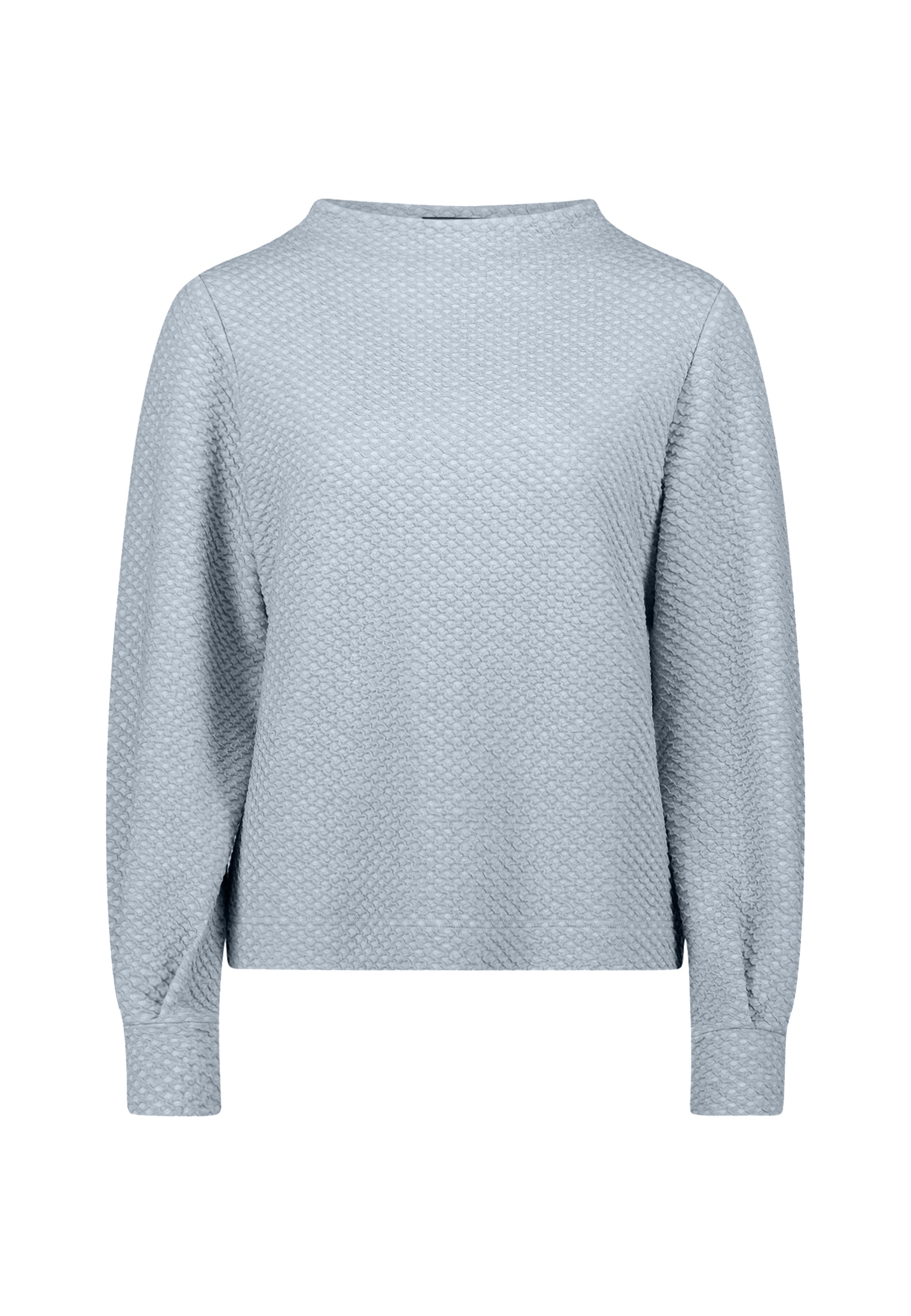 Zero Sweatshirt »zero Damen Sweatshirt strukturiert Stehkragen«, strukturiert